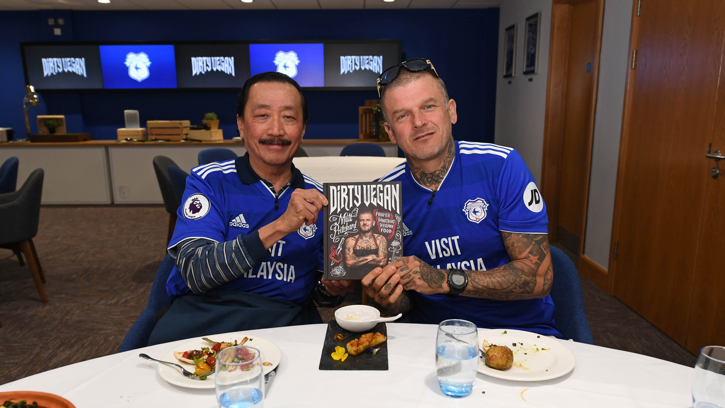 Tan Sri Vincent Tan with Matt Pritchard