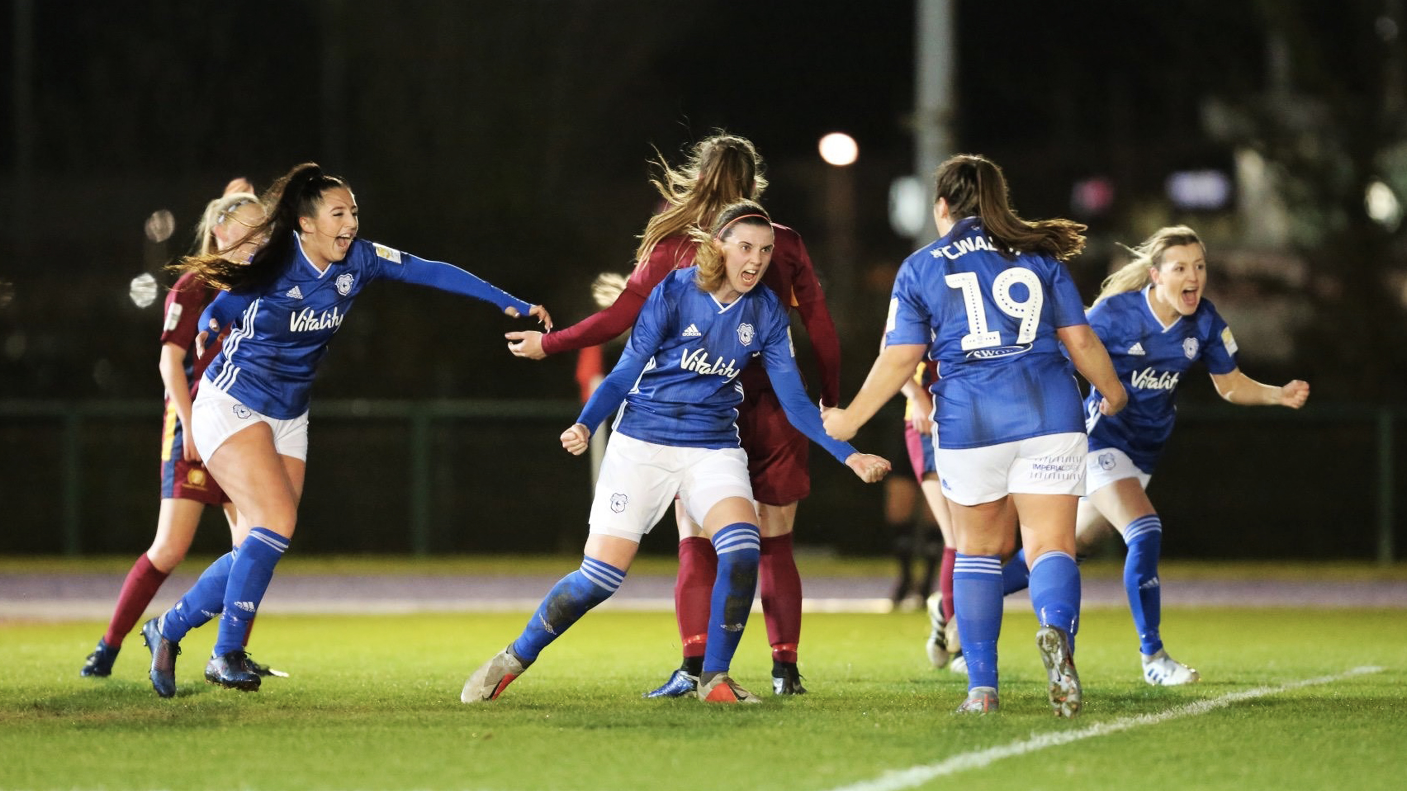 Cardiff City FC Women on X: A fantastic way to end a remarkable campaign!  🏆 Congratulations, #Bluebirds! 💙 #CityAsOne, @AdranLeagues