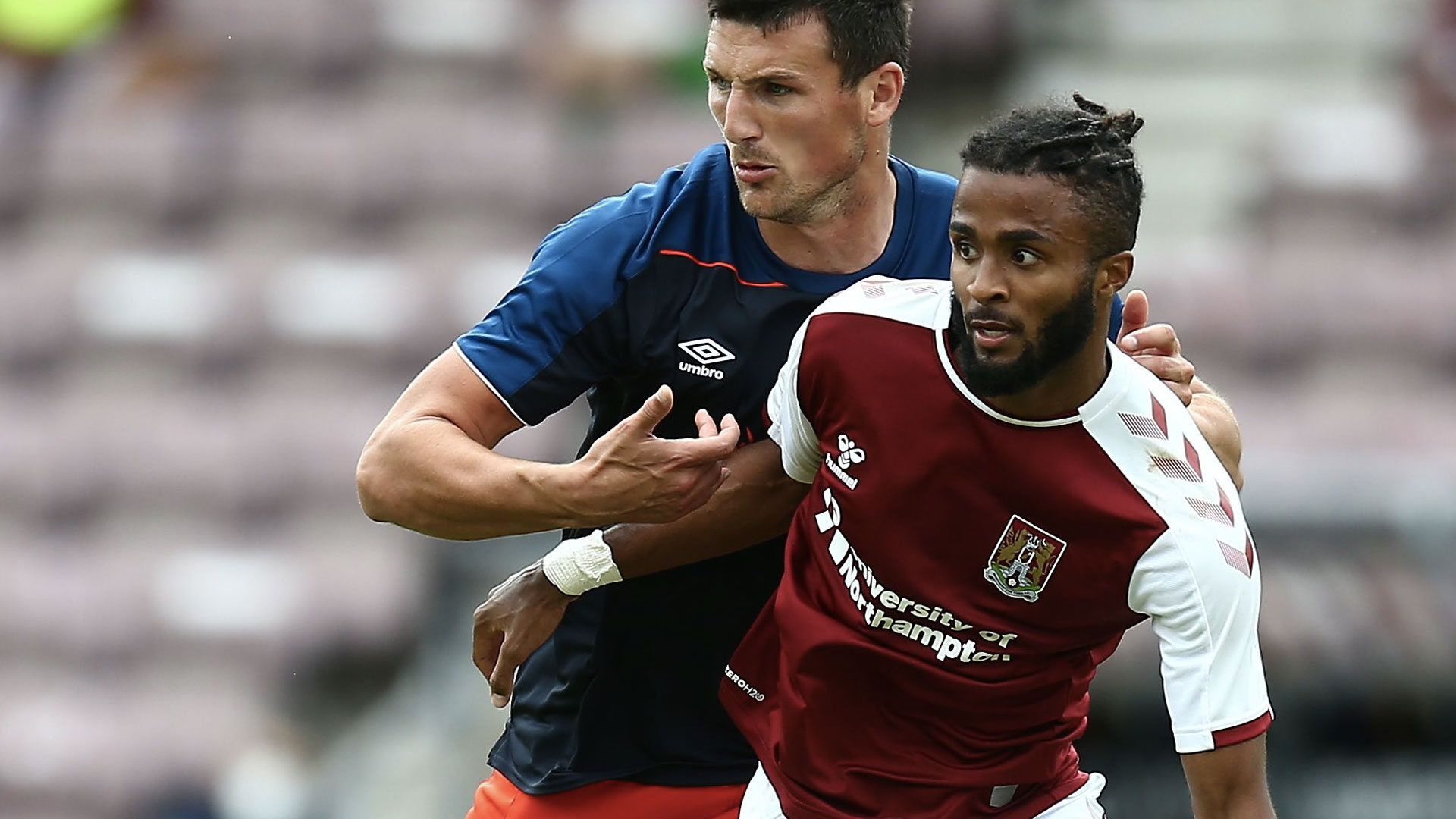 New Northampton Town forward Ricky Korboa