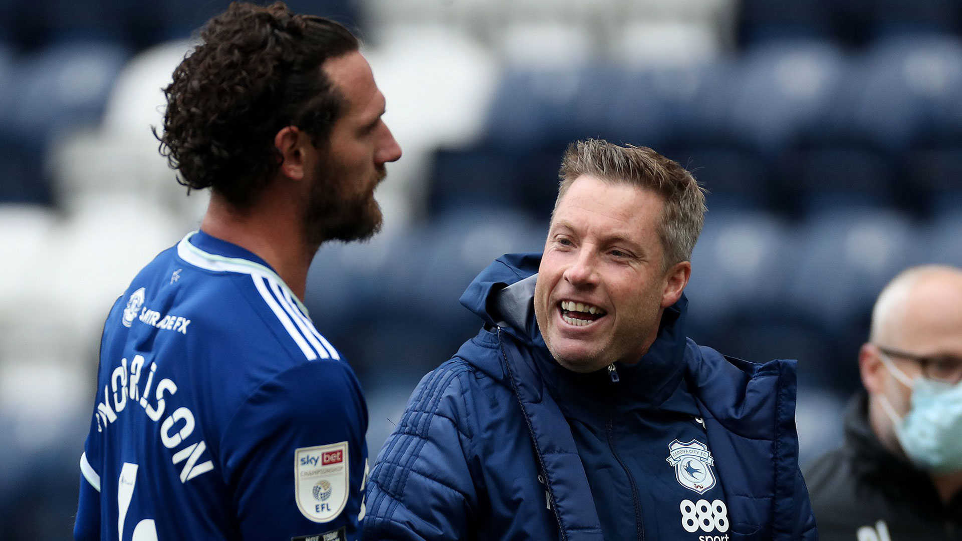 City boss Neil Harris and his skipper...