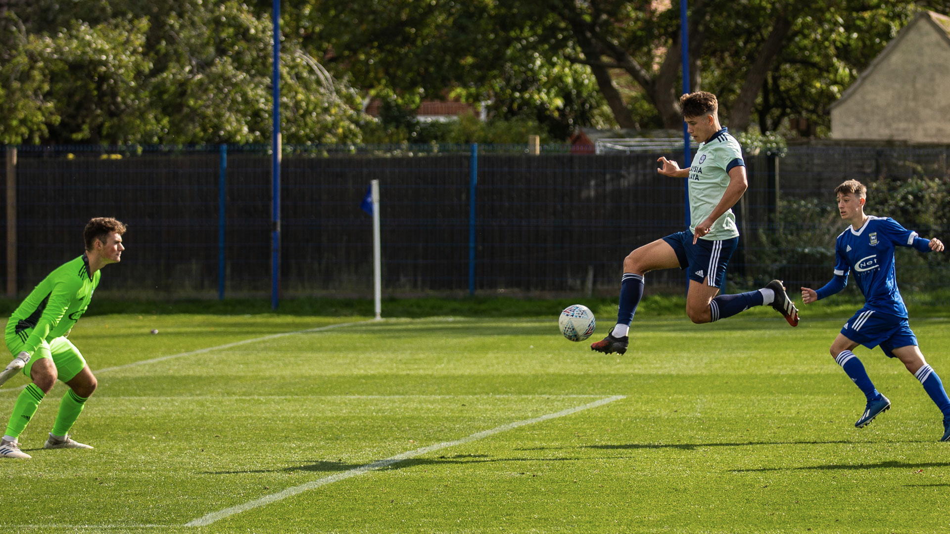 U23 squad in action at Ipswich...