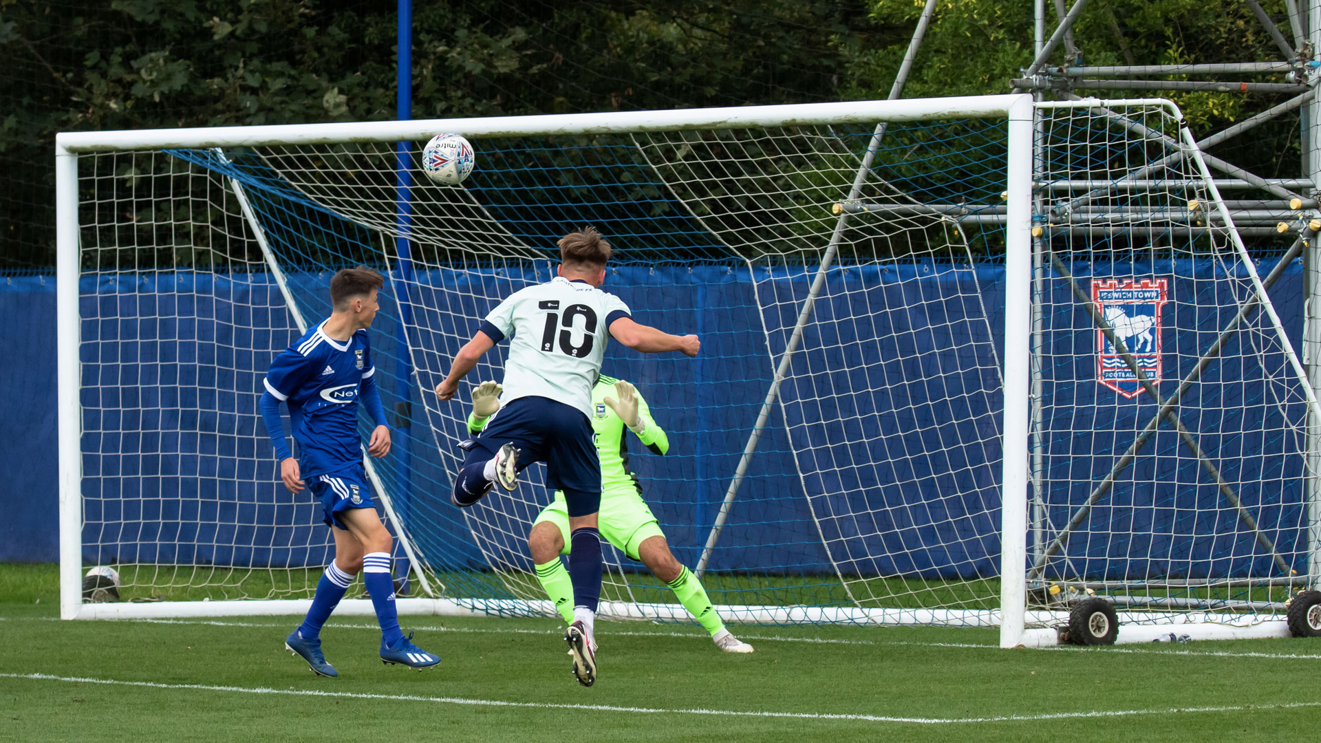 U23 squad in action at Ipswich...