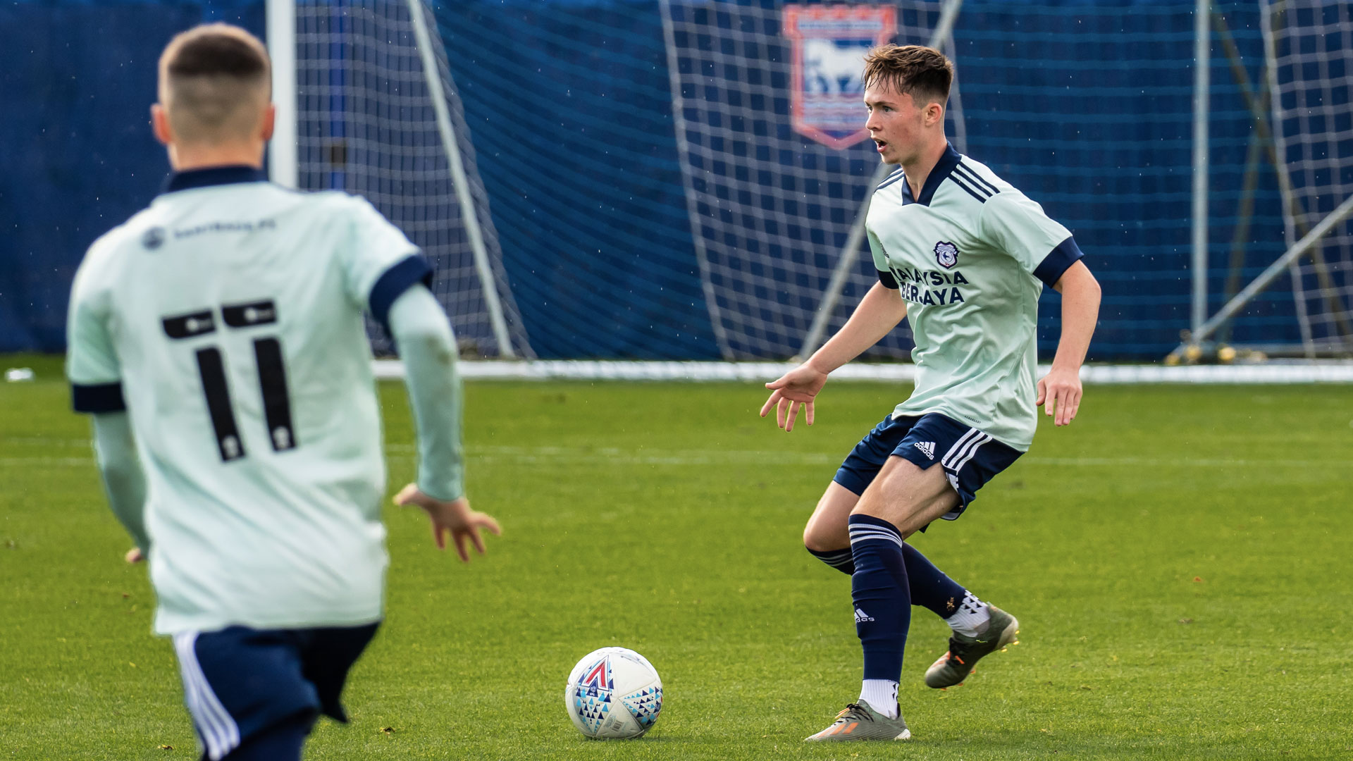 U23 squad in action at Ipswich...