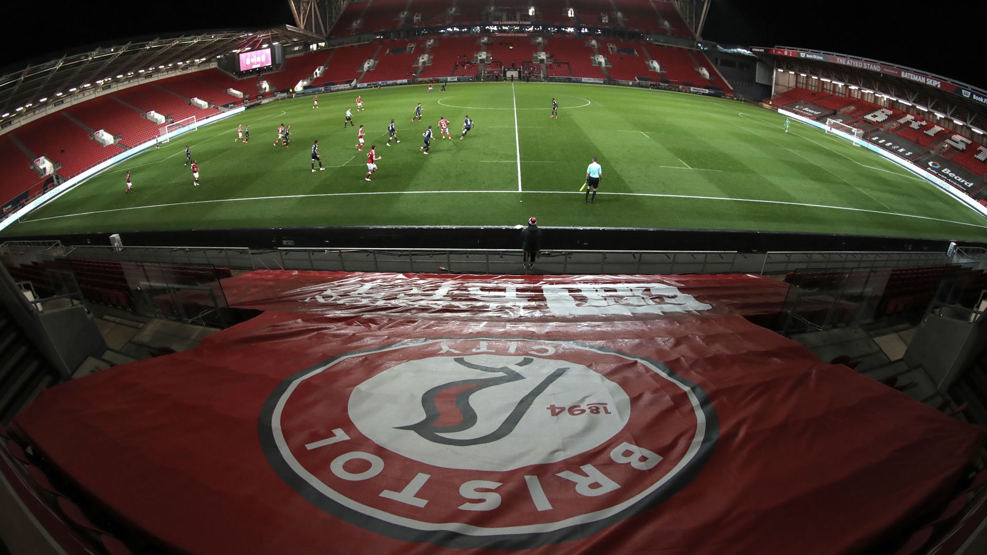 Bristol City in action at Ashton Gate...