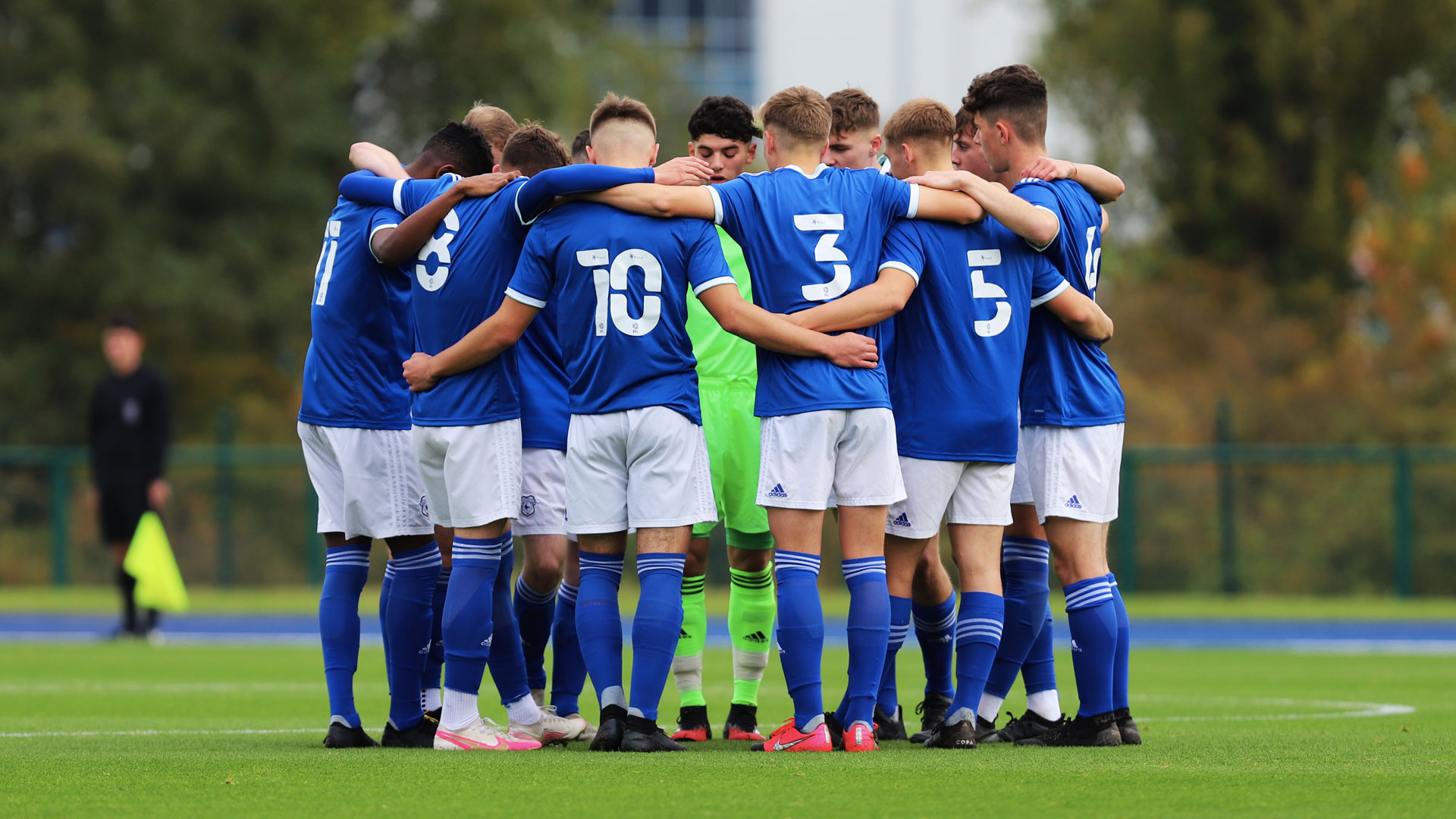 U18 prepare for a big game...