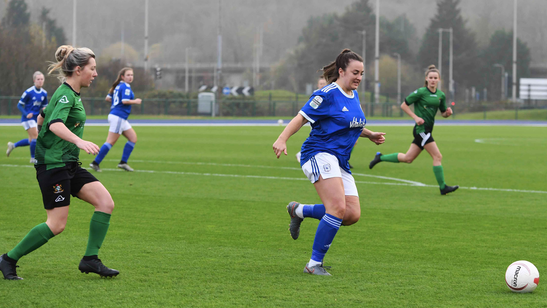 Catherine Walsh in action against Aber...
