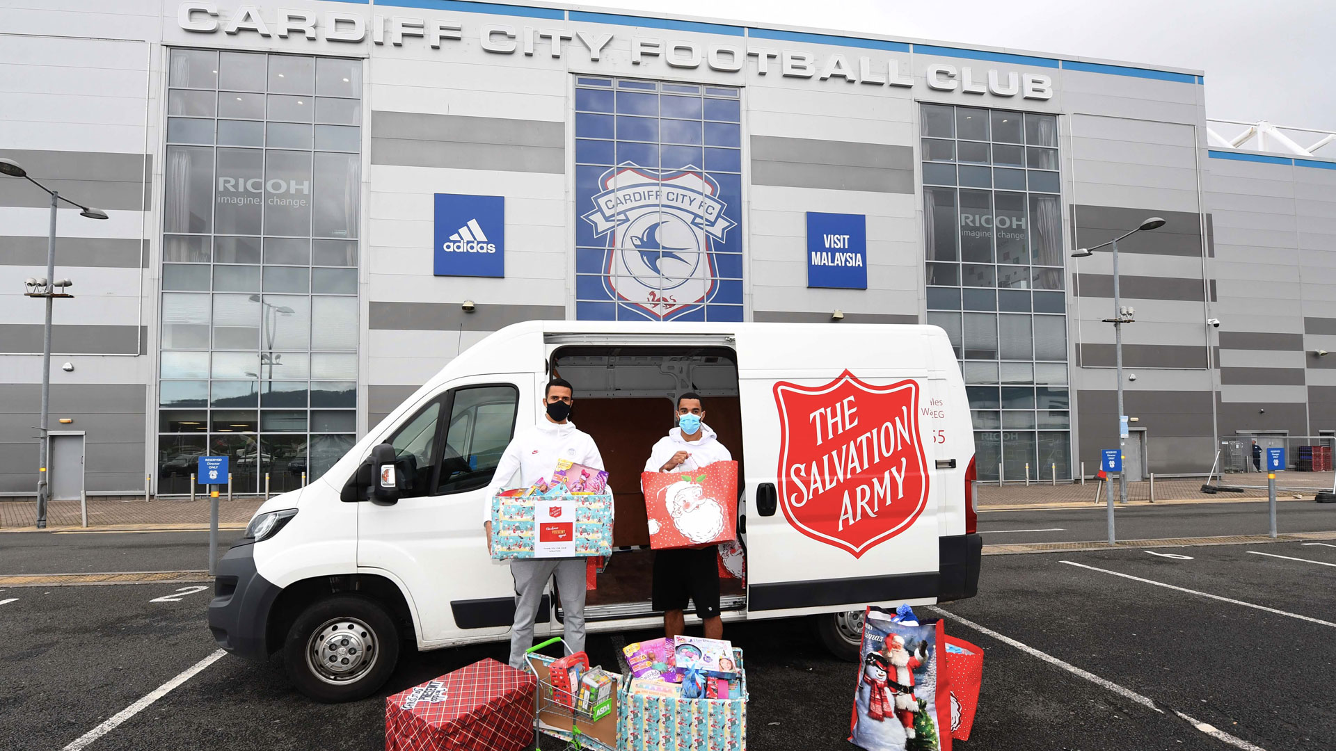 Cardiff City support The Salvation Army...