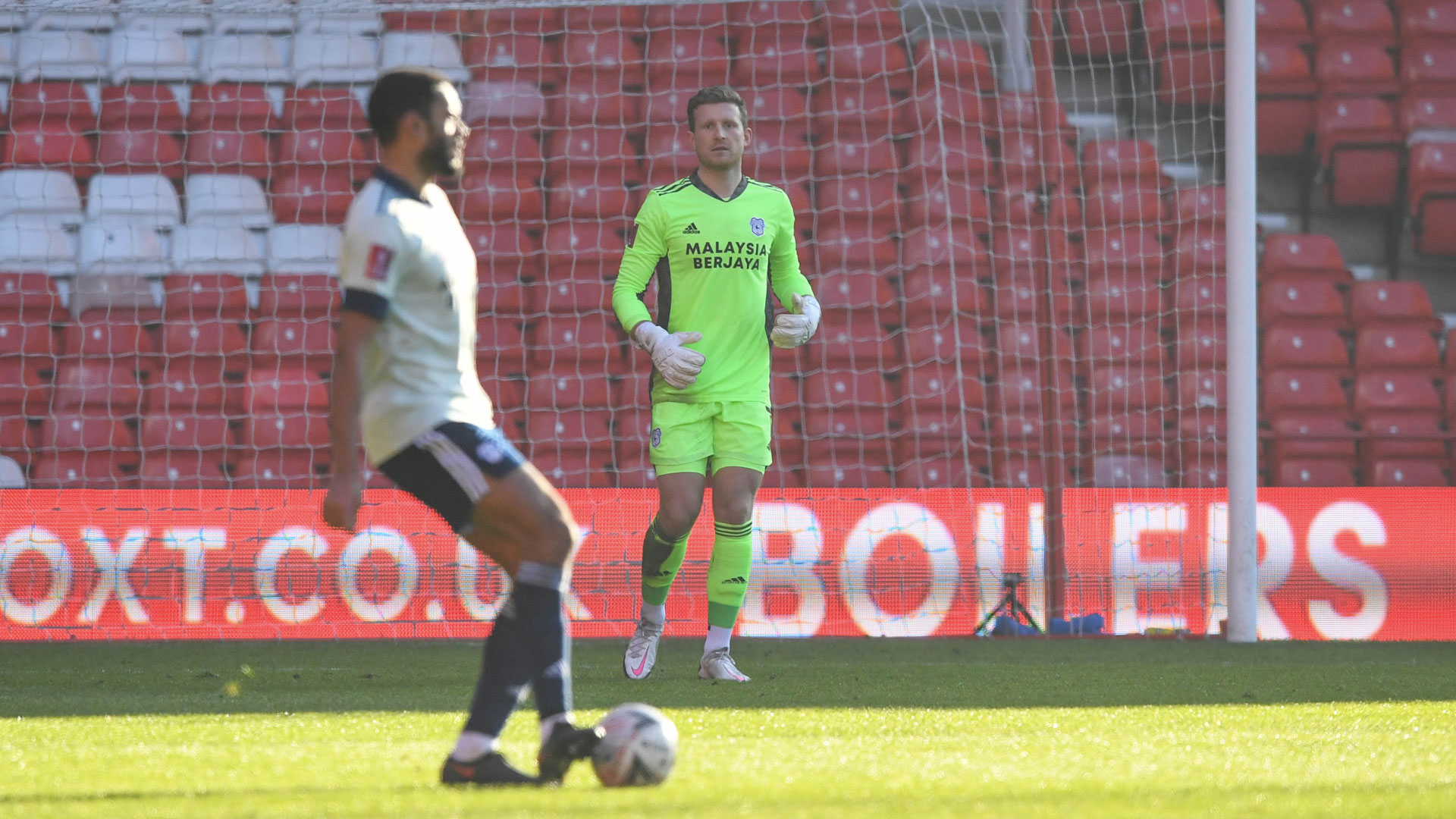 Dillon Phillips made his City debut at the City Ground...