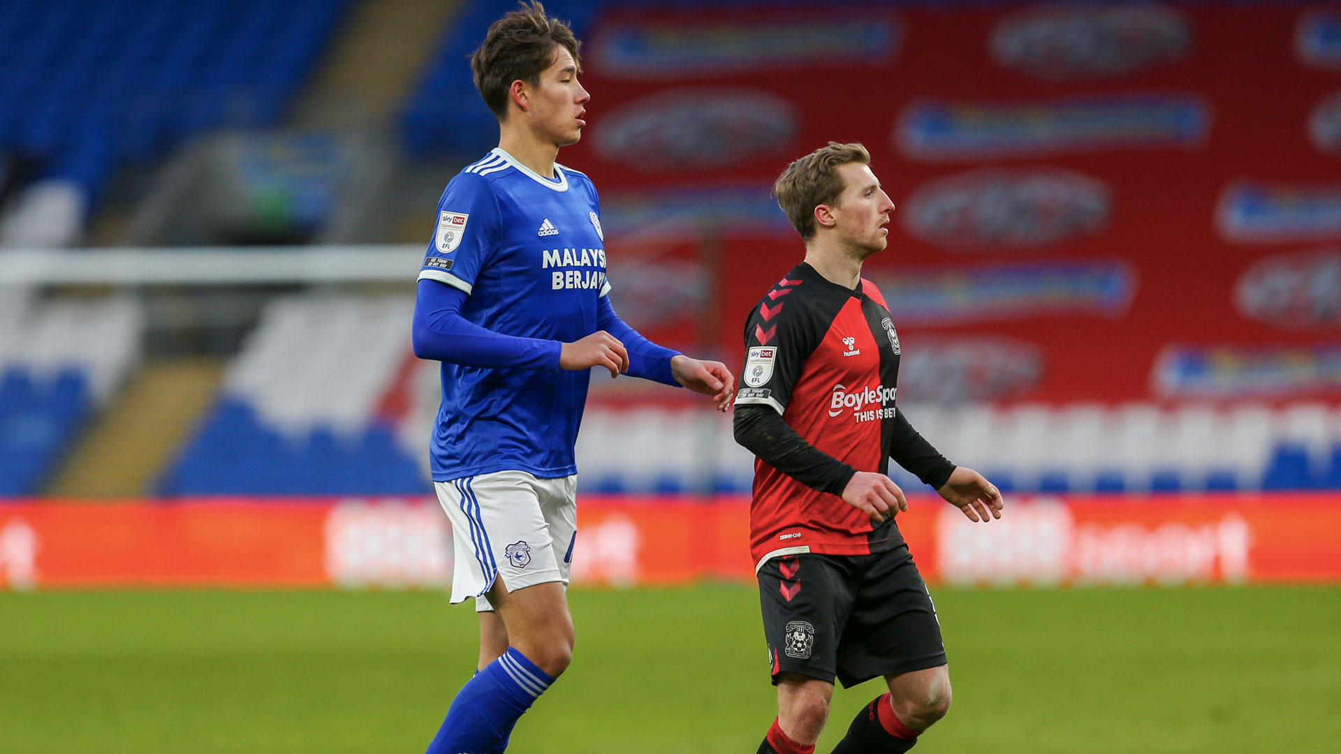 Rubin Colwill makes his Cardiff City debut at CCS...