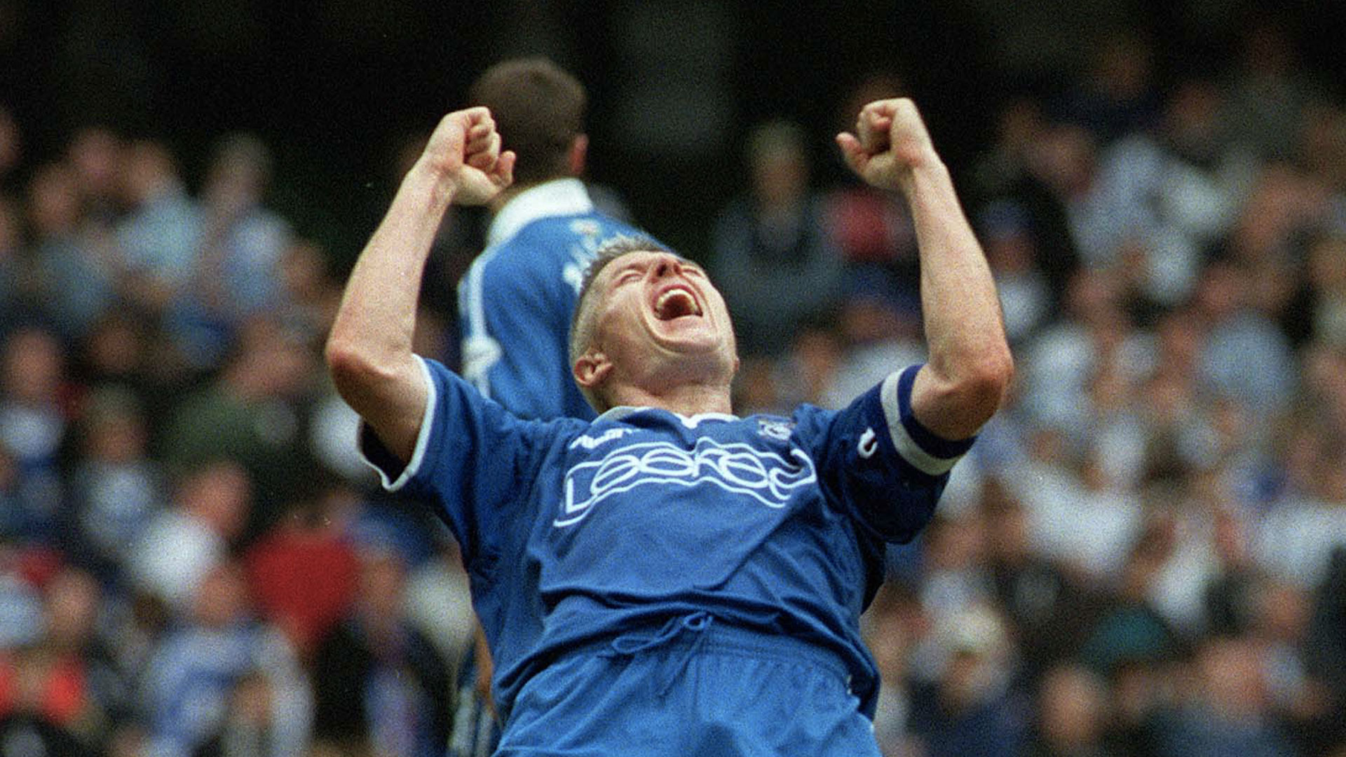 Graham Kavanagh celebrates for the Bluebirds...