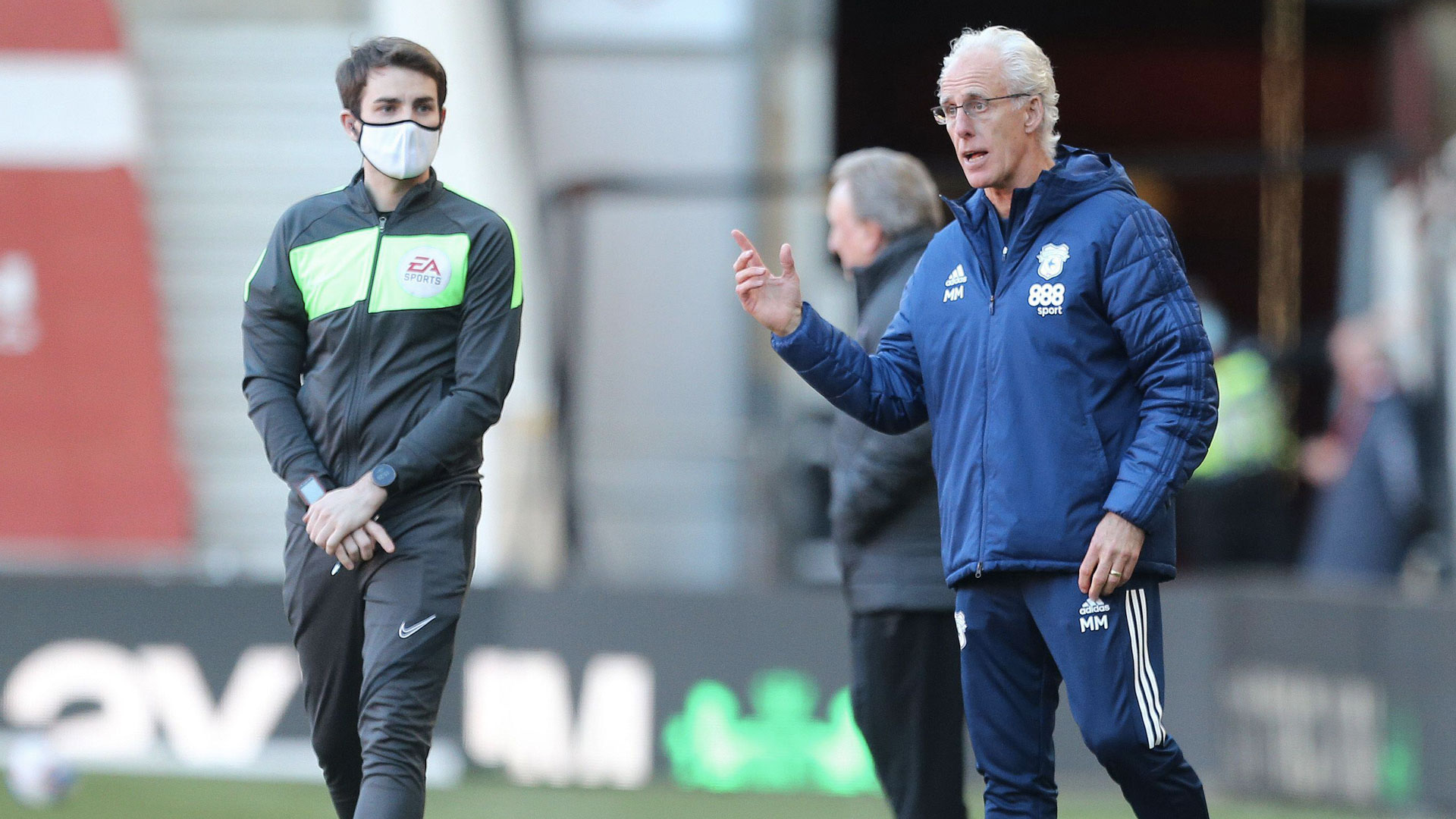 City boss Mick McCarthy on the touchline at Middlesbrough...