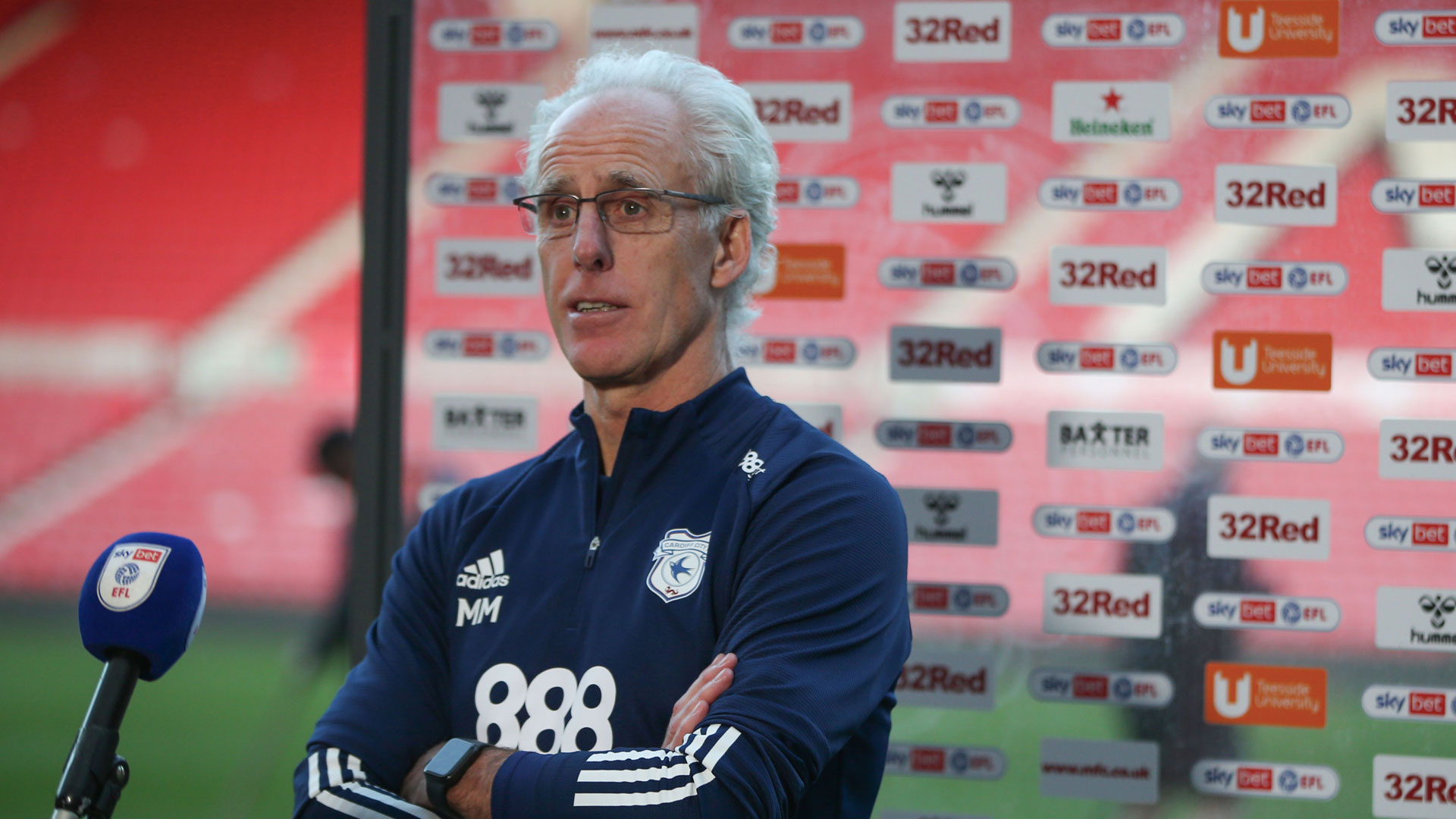 City boss Mick McCarthy after the match at Middlesbrough...