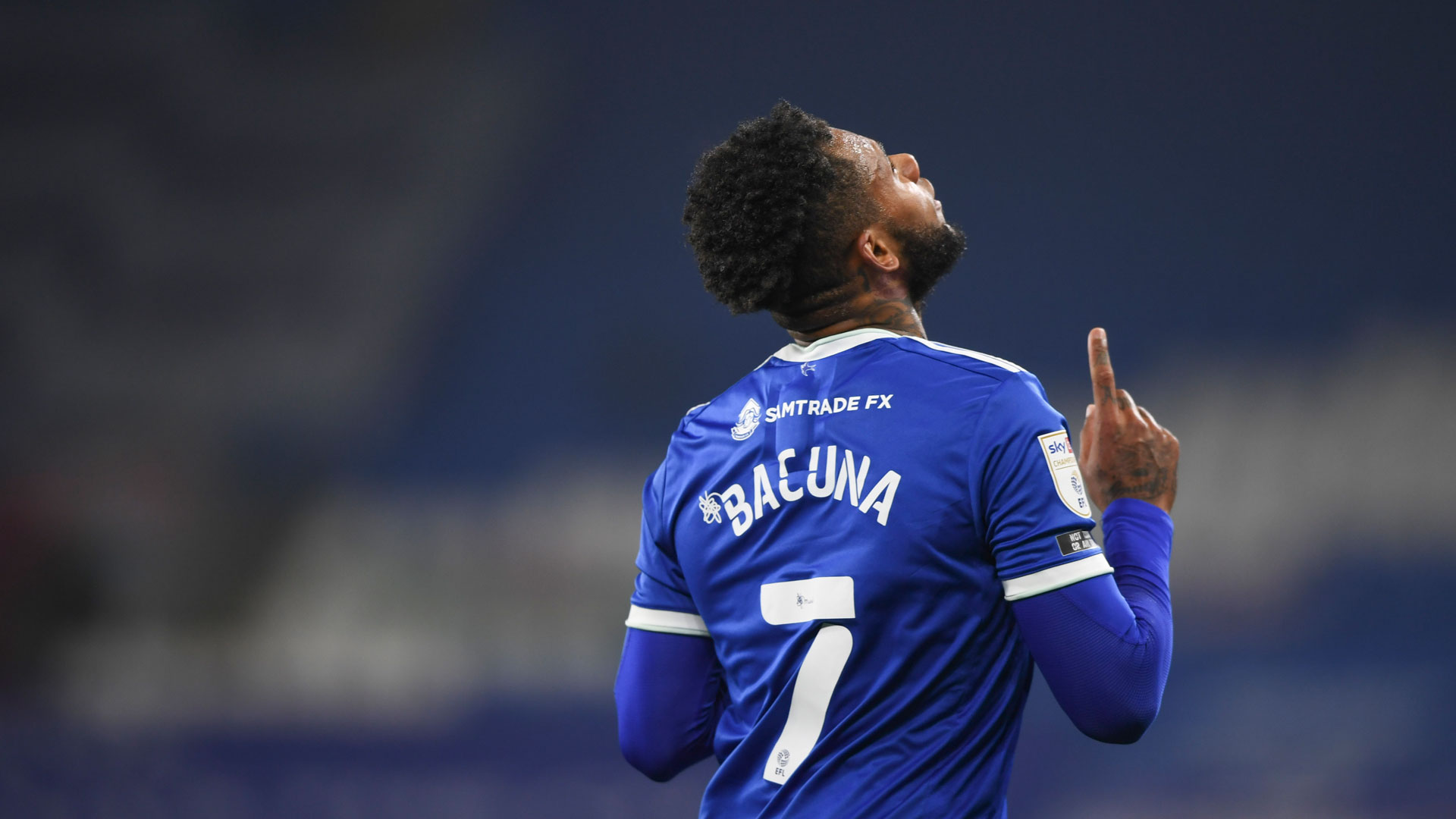 Bacuna celebrates his first goal...