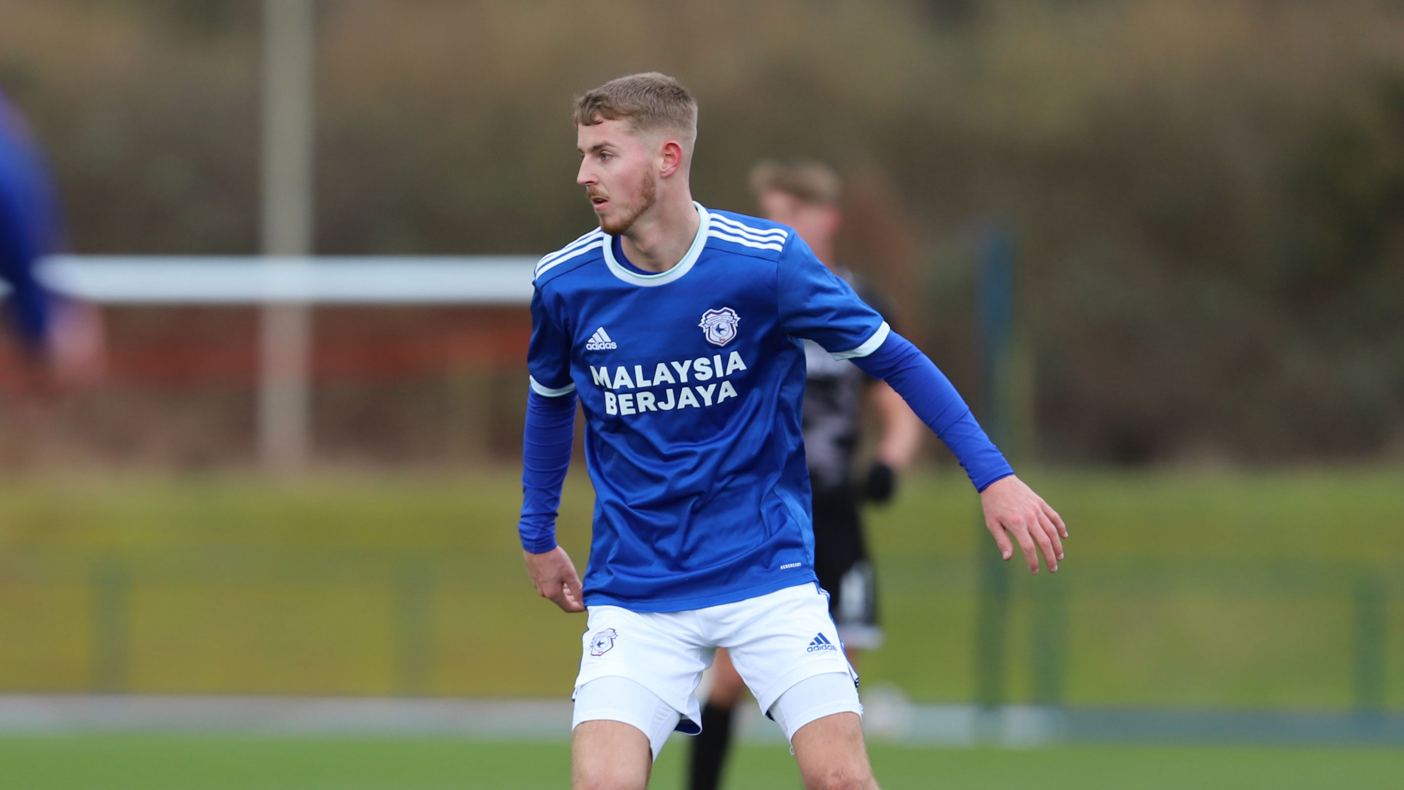 Keenan Patten in action for City's U23 side...