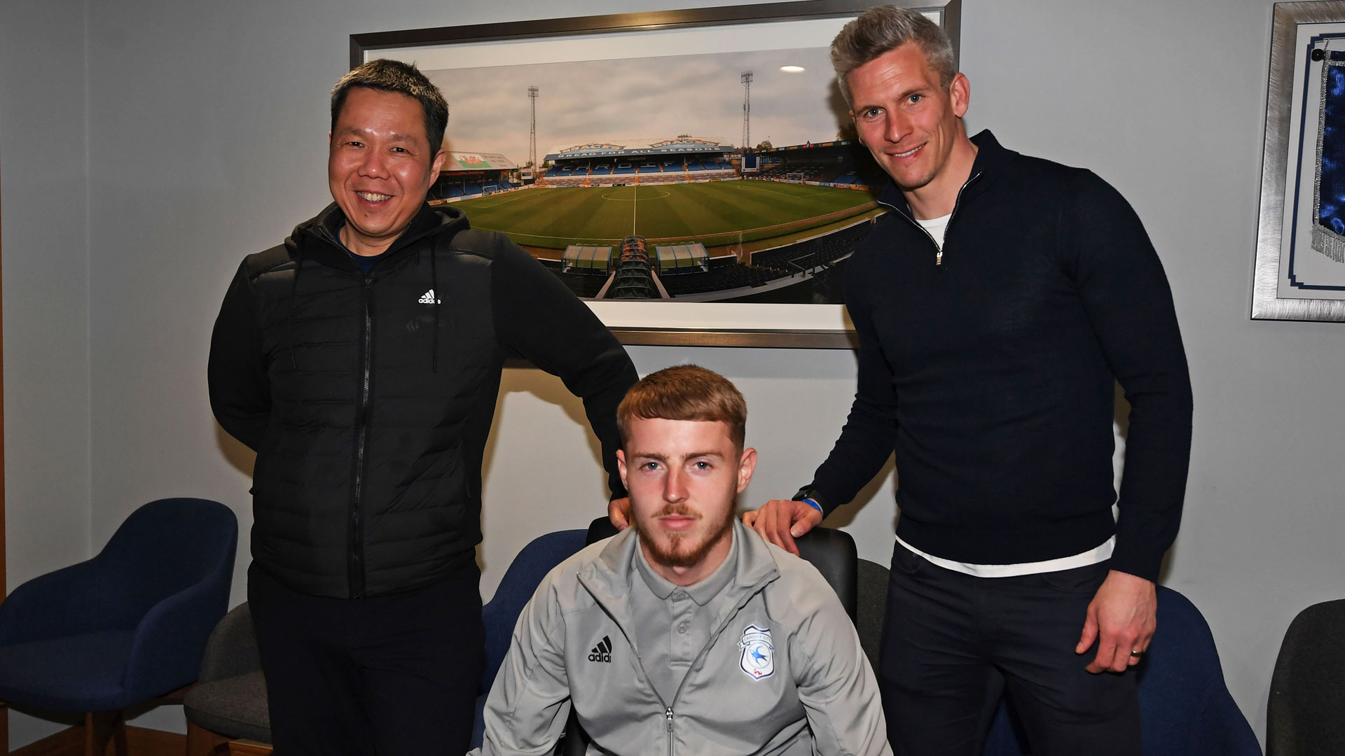 Robbie Patten with Ken Choo & Steve Morison...