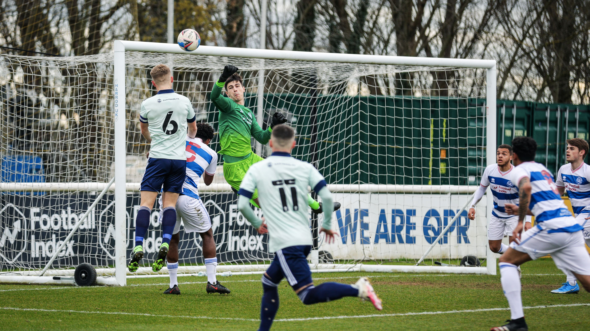 City's U23 side in action at QPR...