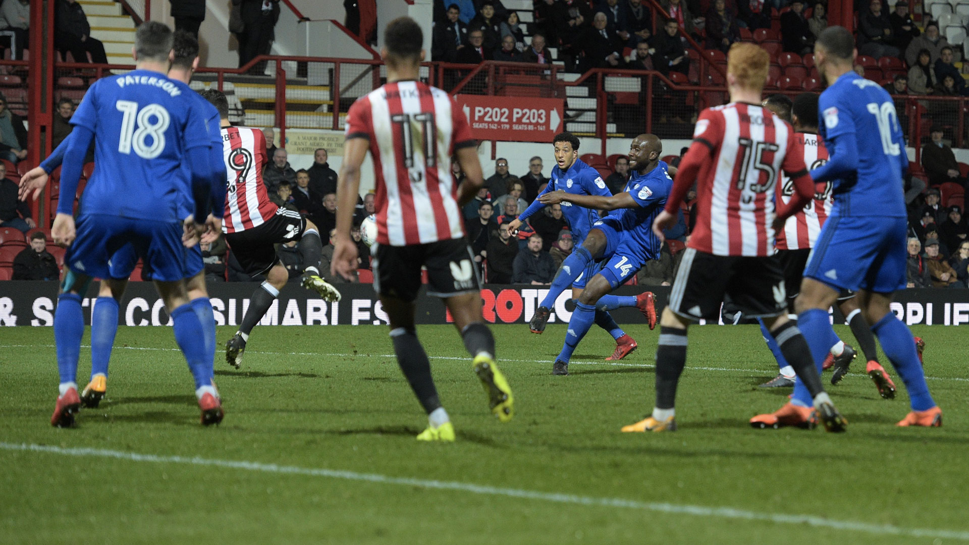 Sol scores at Griffin Park...