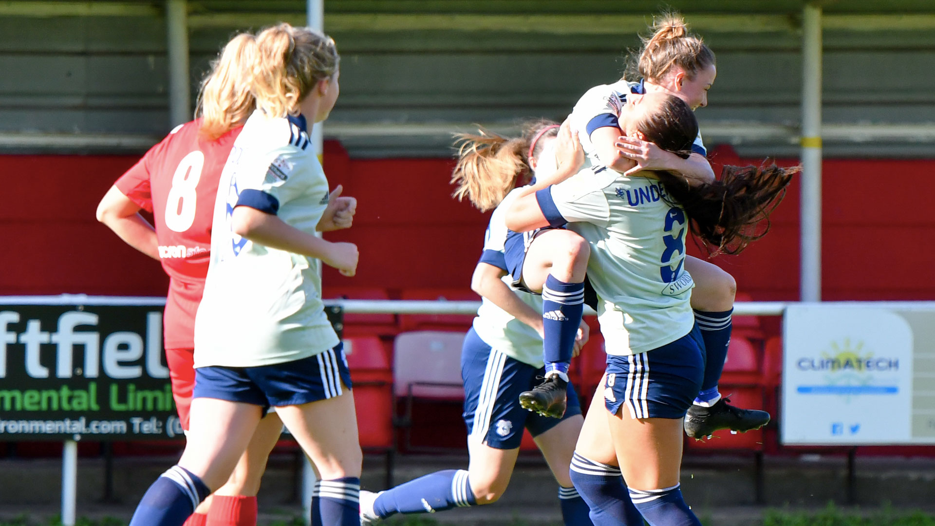 Cardiff City FC Women net against Briton Ferry...