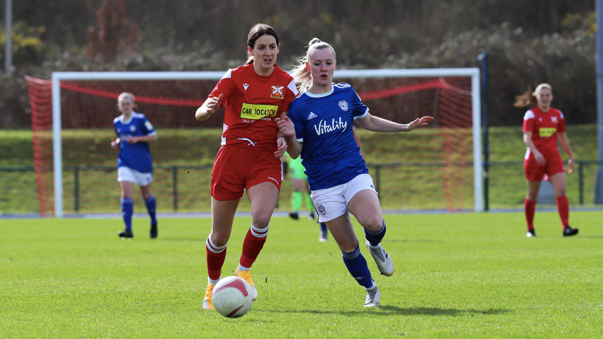 Danielle Green in action against Abergavenny...