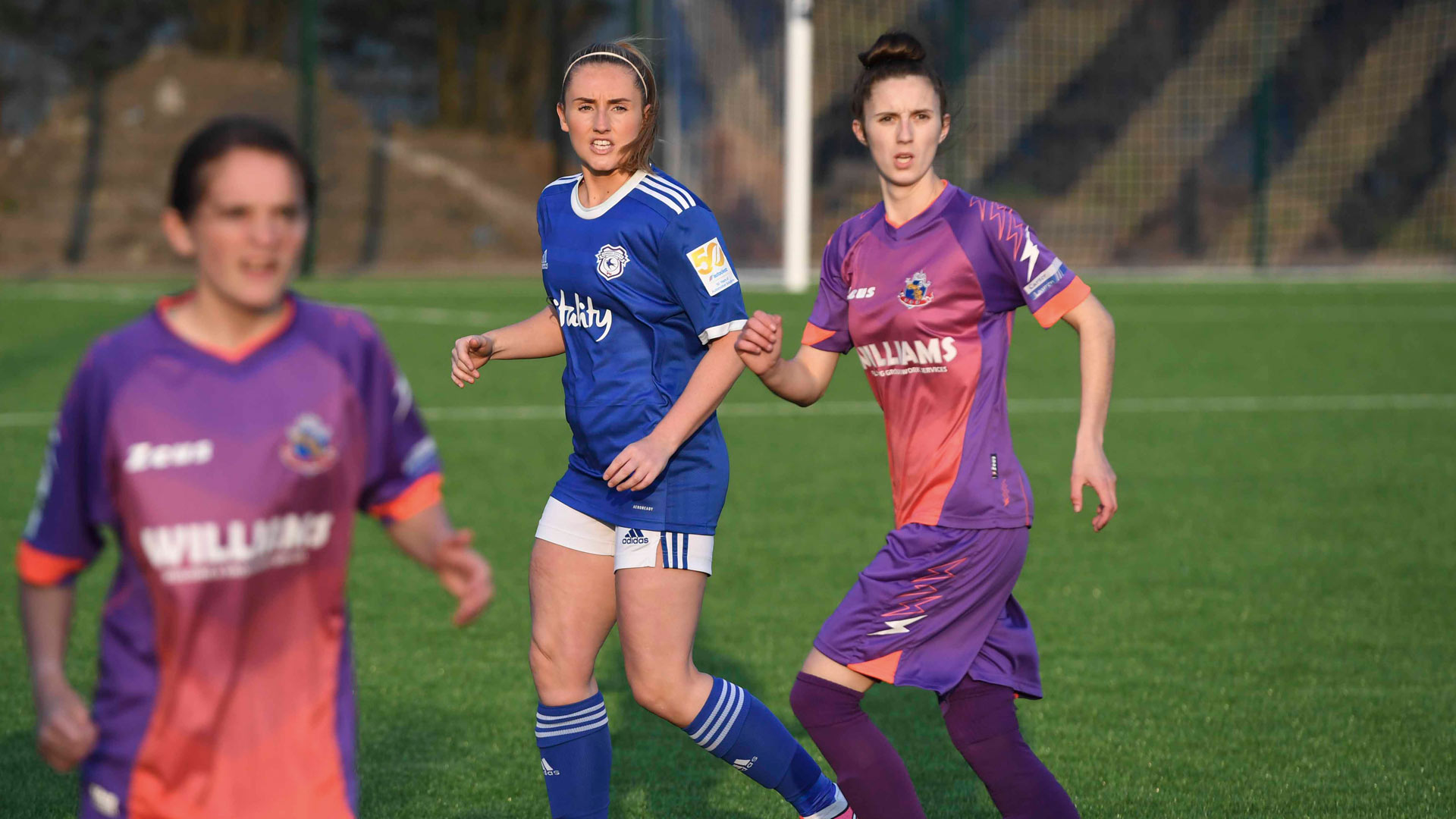 Hannah Daley in action for the Bluebirds...