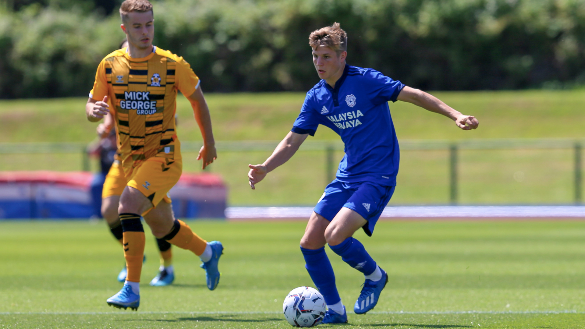 Tom Davies in action against Cambridge...