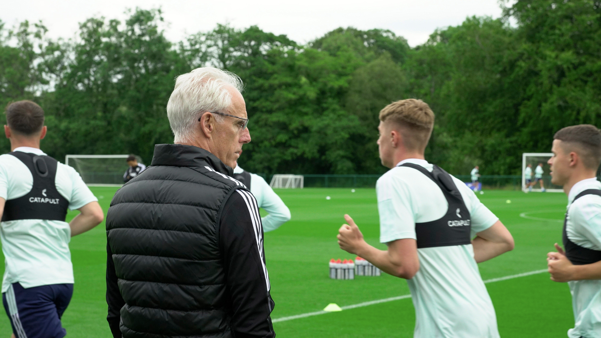 Mick McCarthy in training...