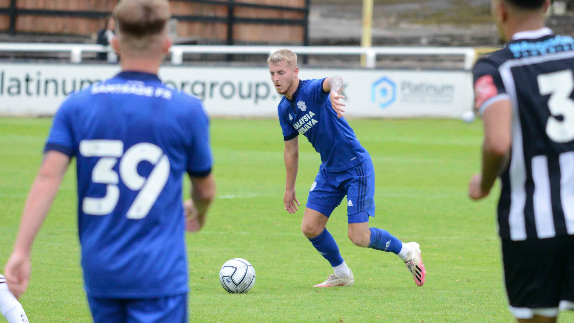 Keenan Patten in action for City at Bath...