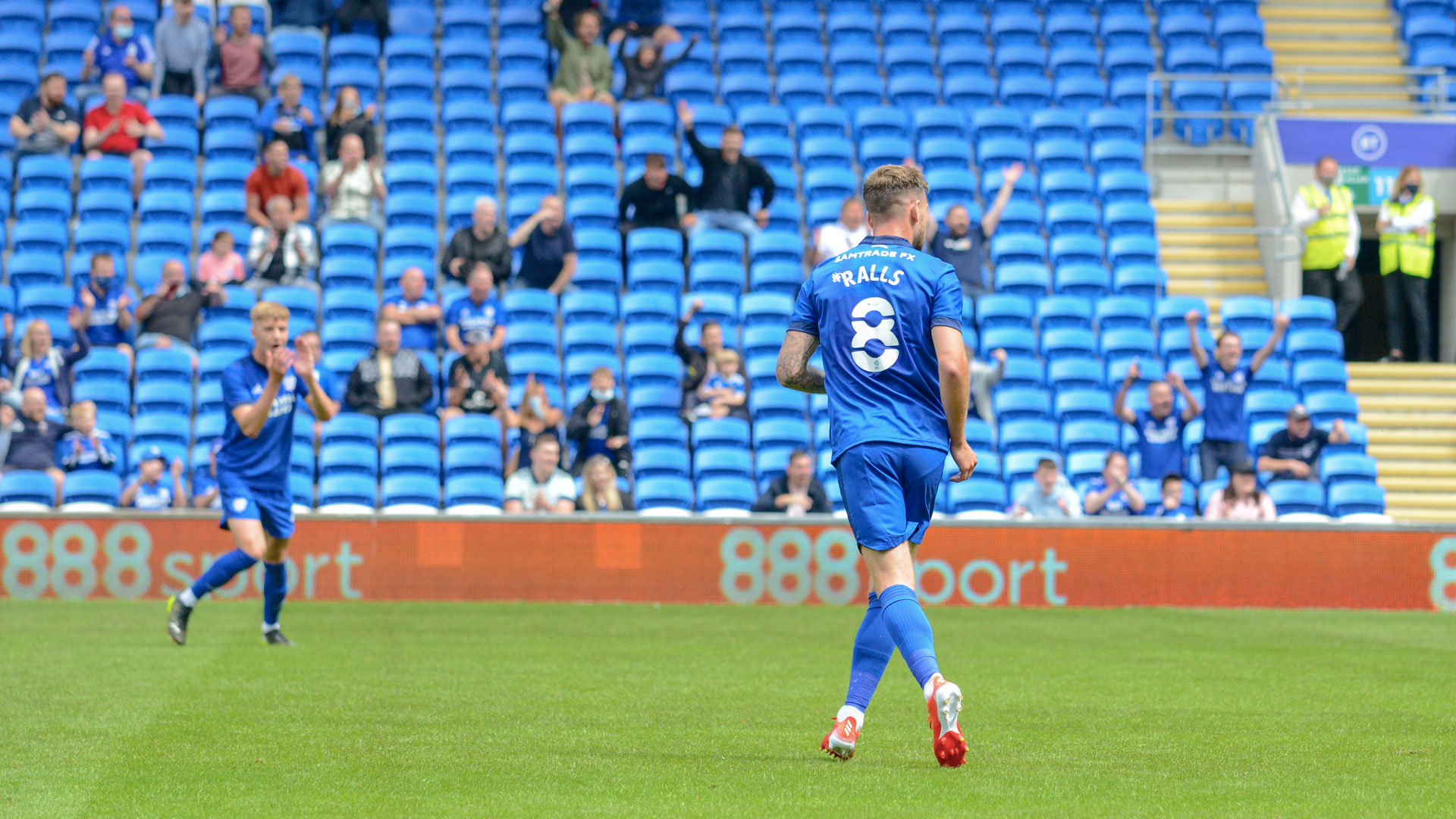 Joe Ralls scores against Newport...