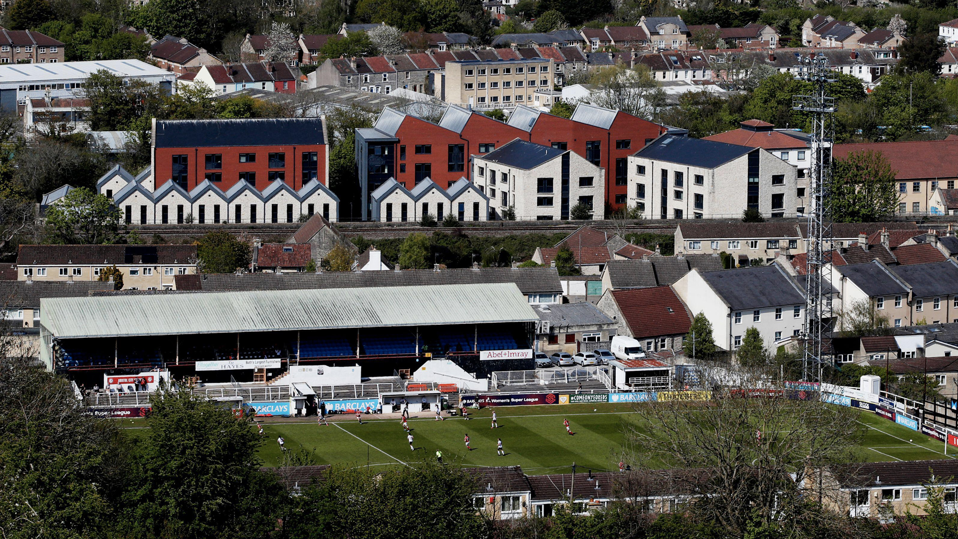 Twerton Park - home of Bath City...