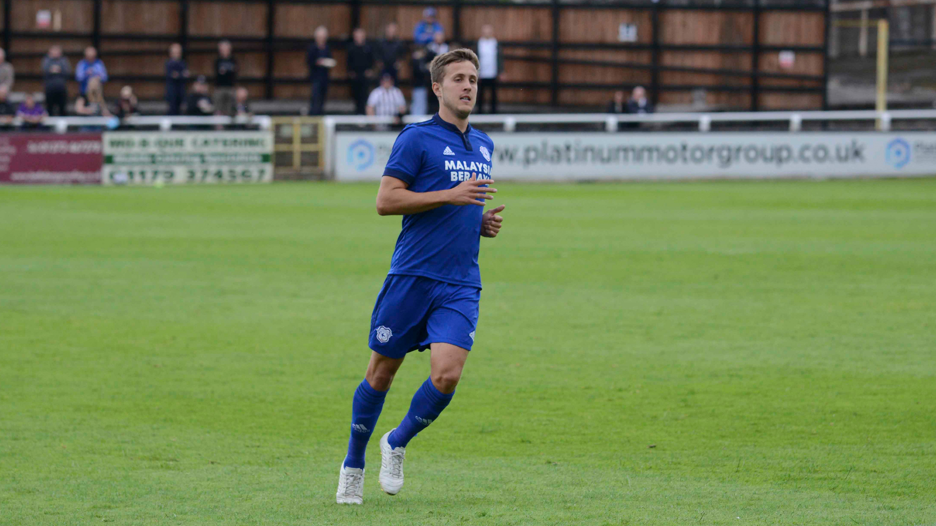 Will Vaulks in action at Twerton Park...