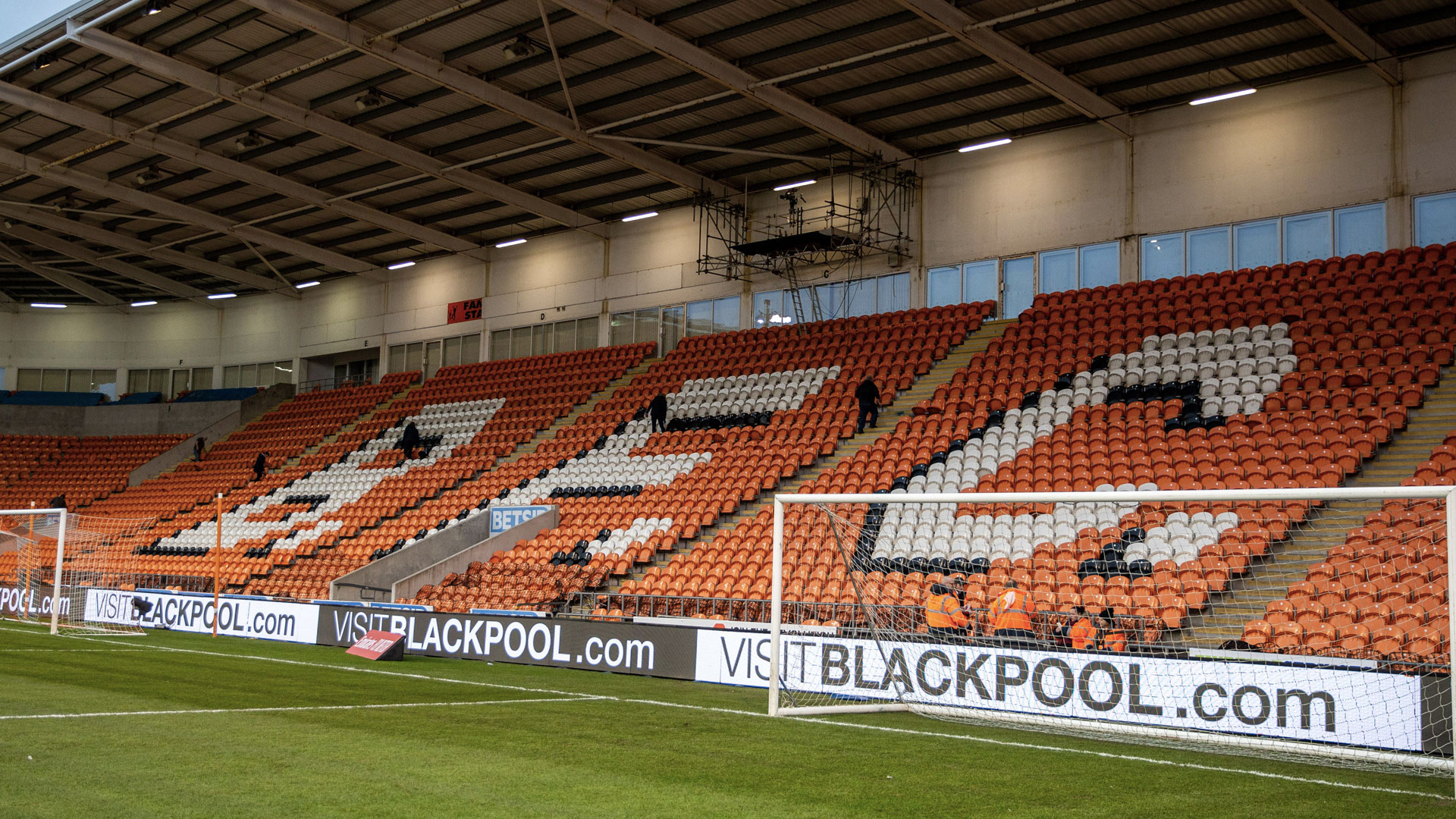Bloomfield Road - Blackpool's stadium...
