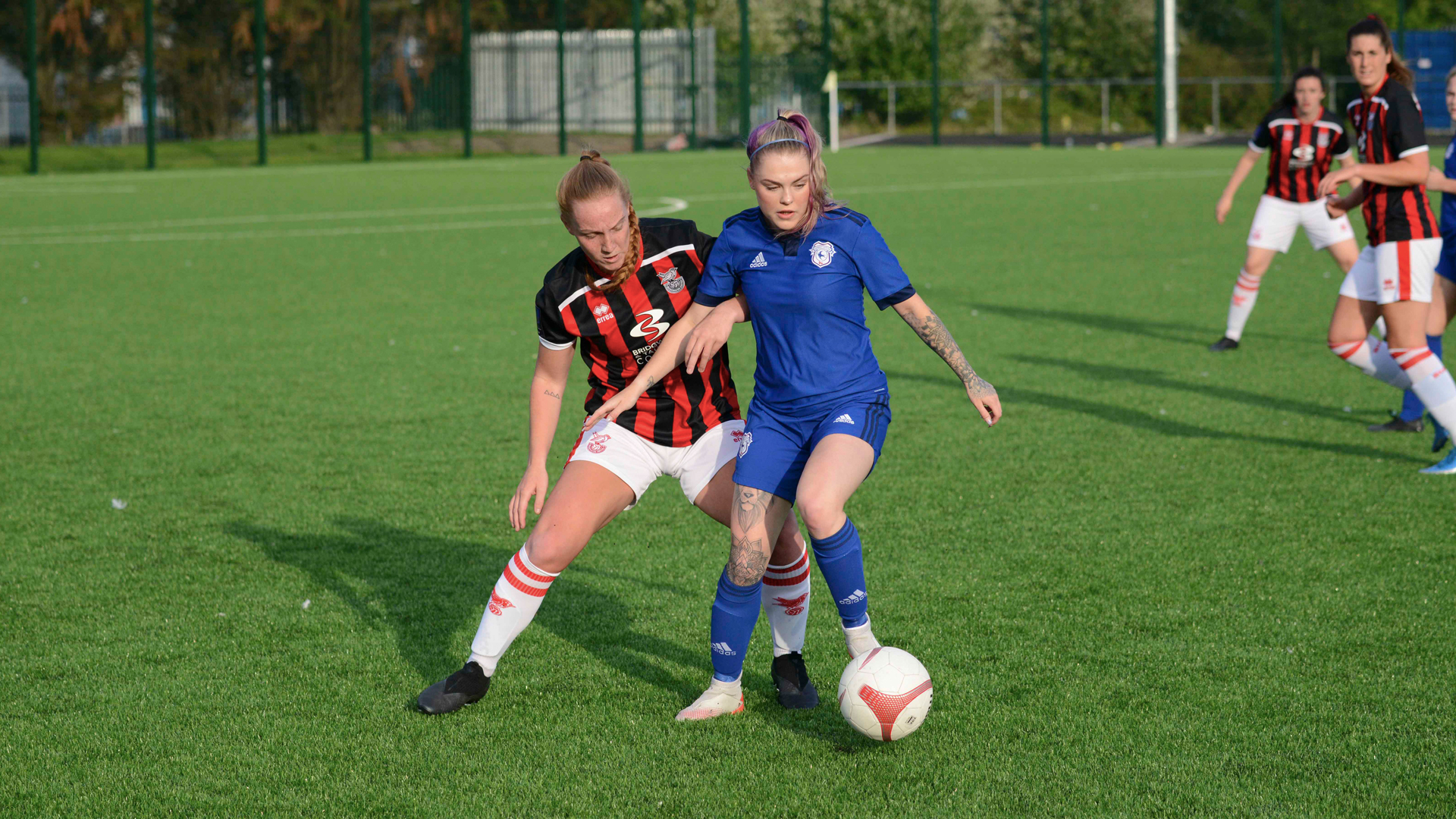 Alana Murphy in action for City...