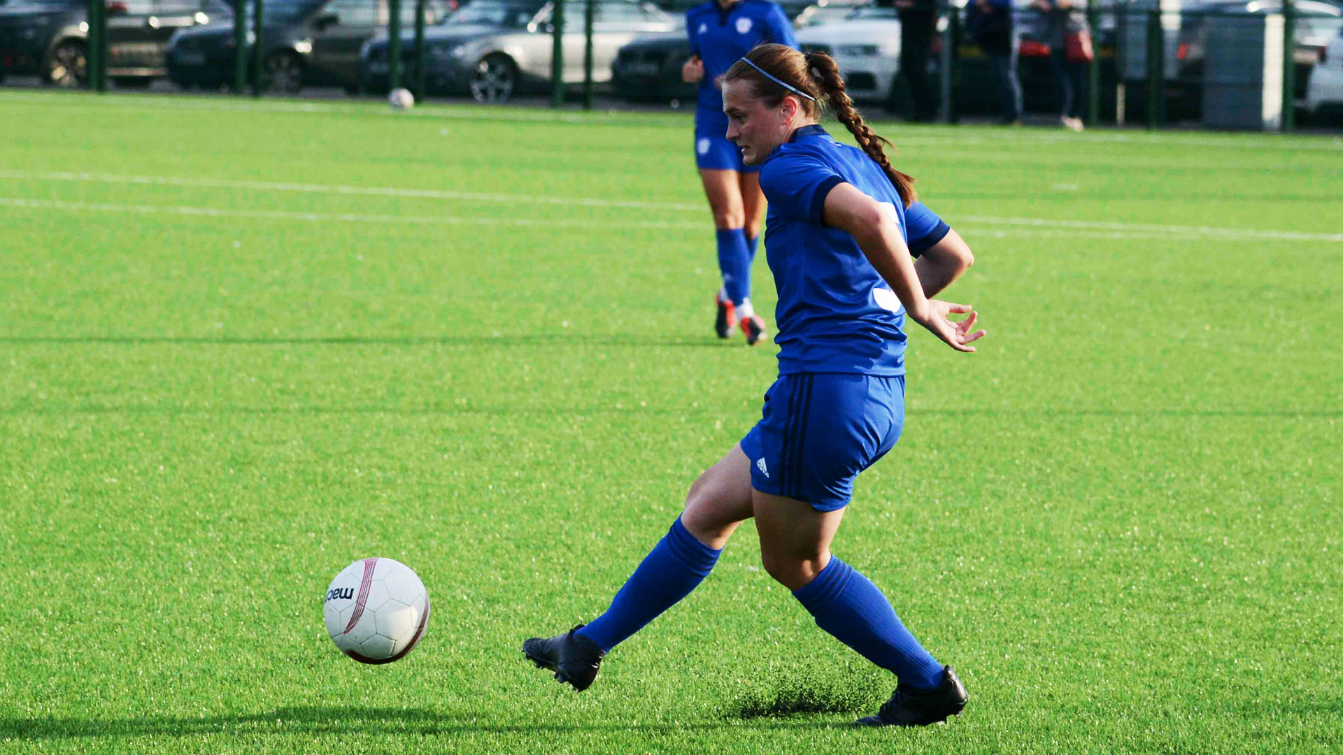 Ffion Price in action for the Bluebirds...