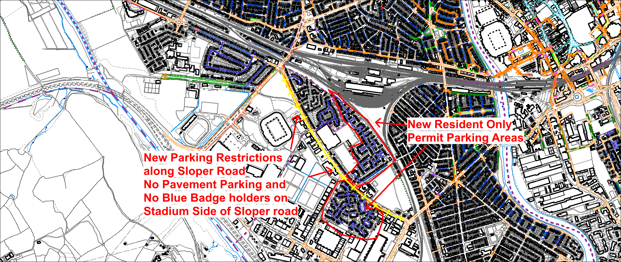 Cardiff City FC New Parking Areas