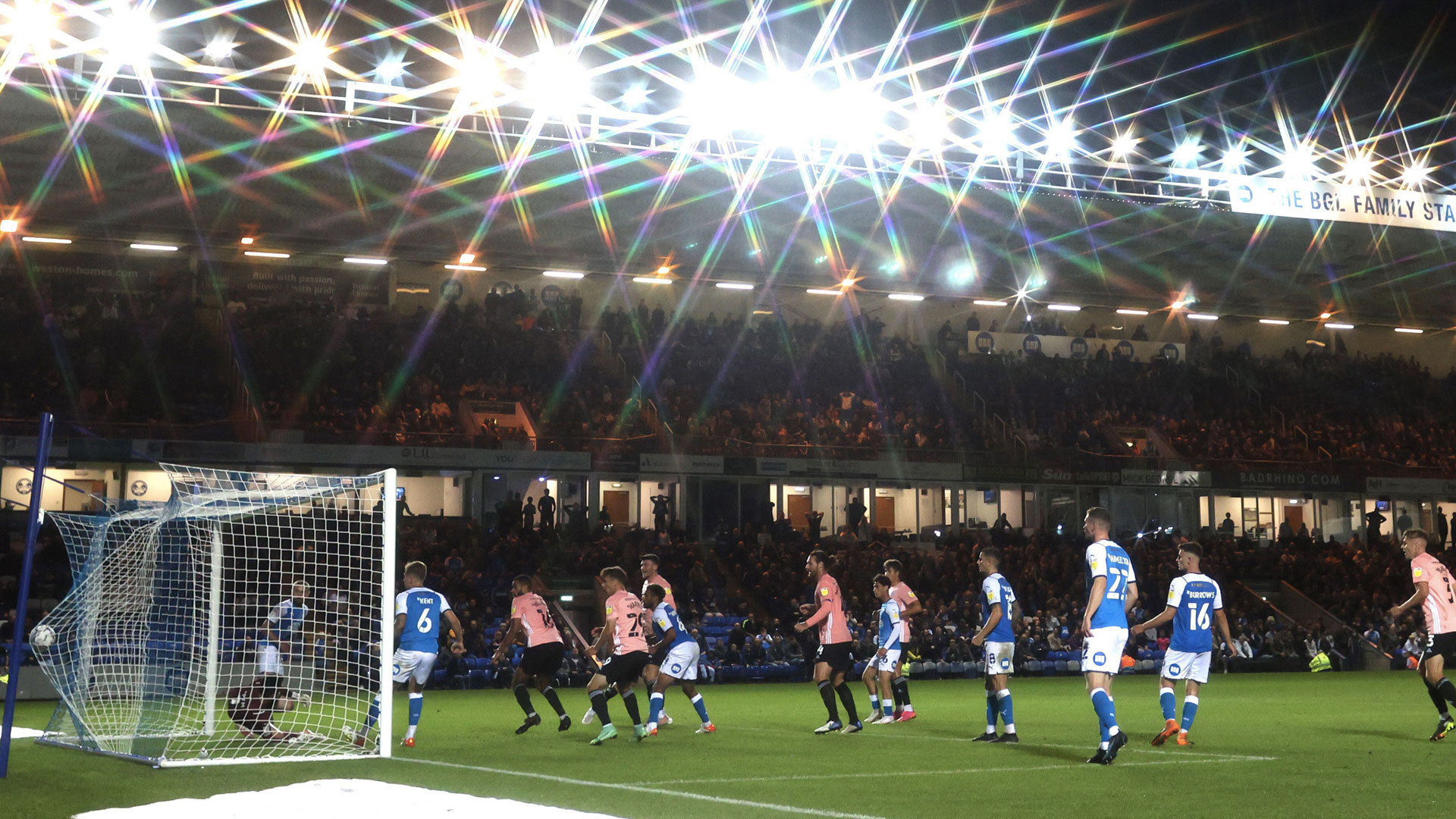 Aden Flint levels the game at London Road...