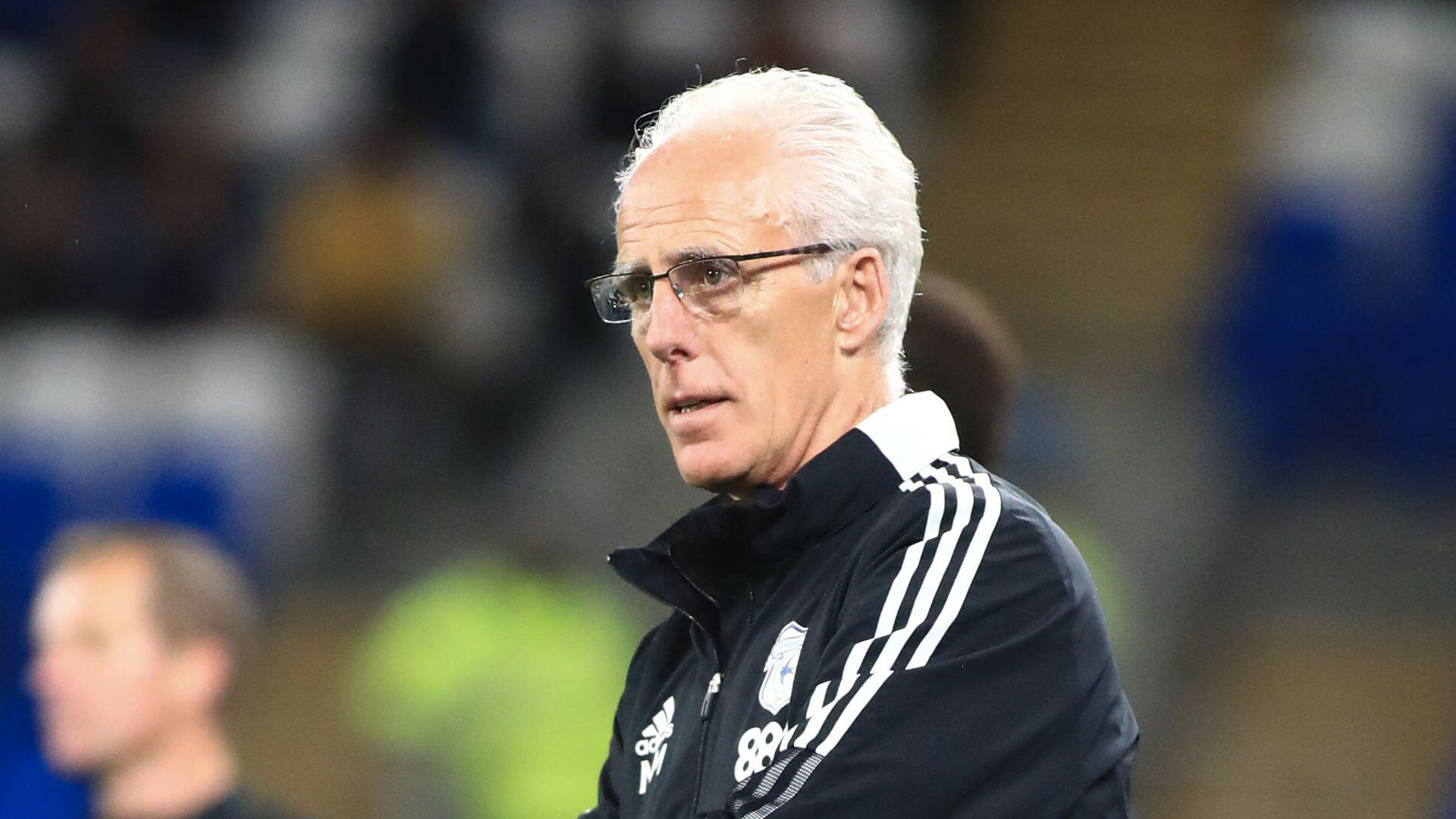 Mick McCarthy on the touchline at CCS...