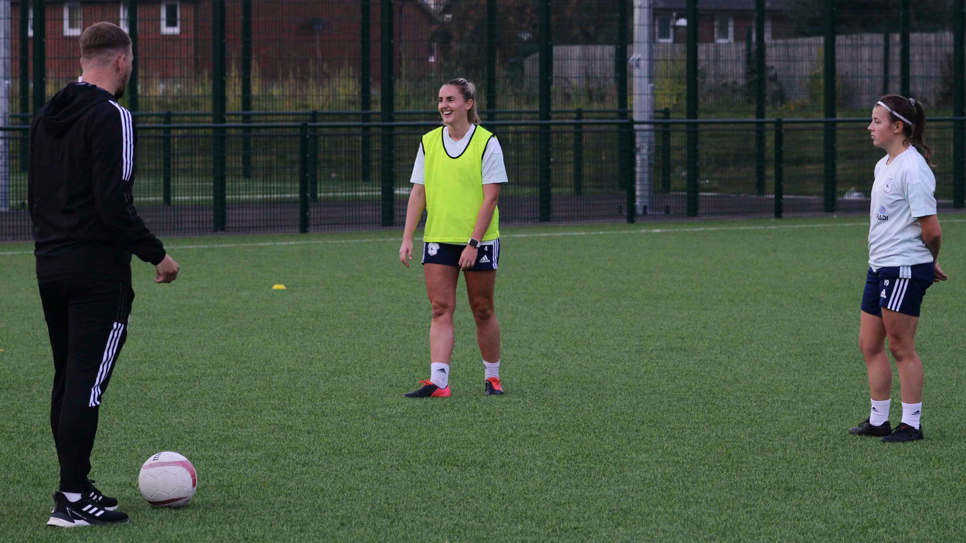 Megan Saunders in training for the Bluebirds...