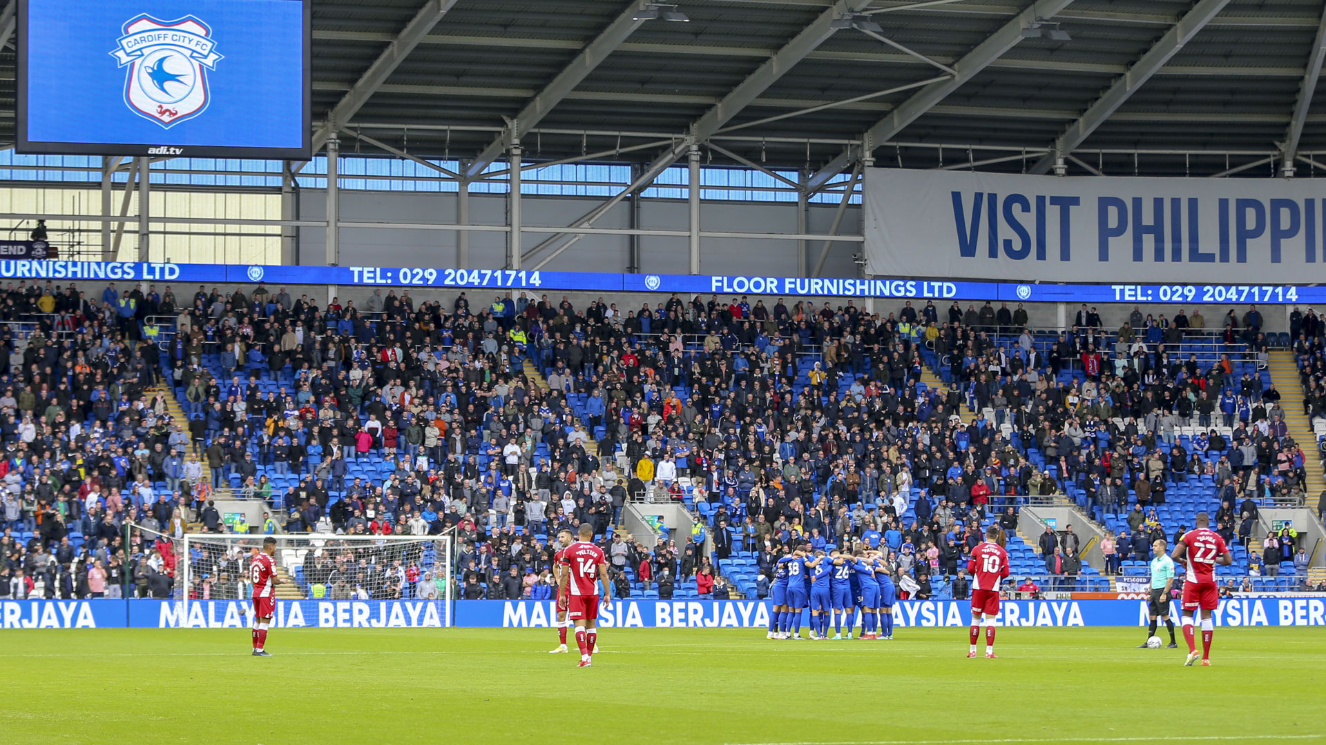 The Bluebirds get ready against Boro...