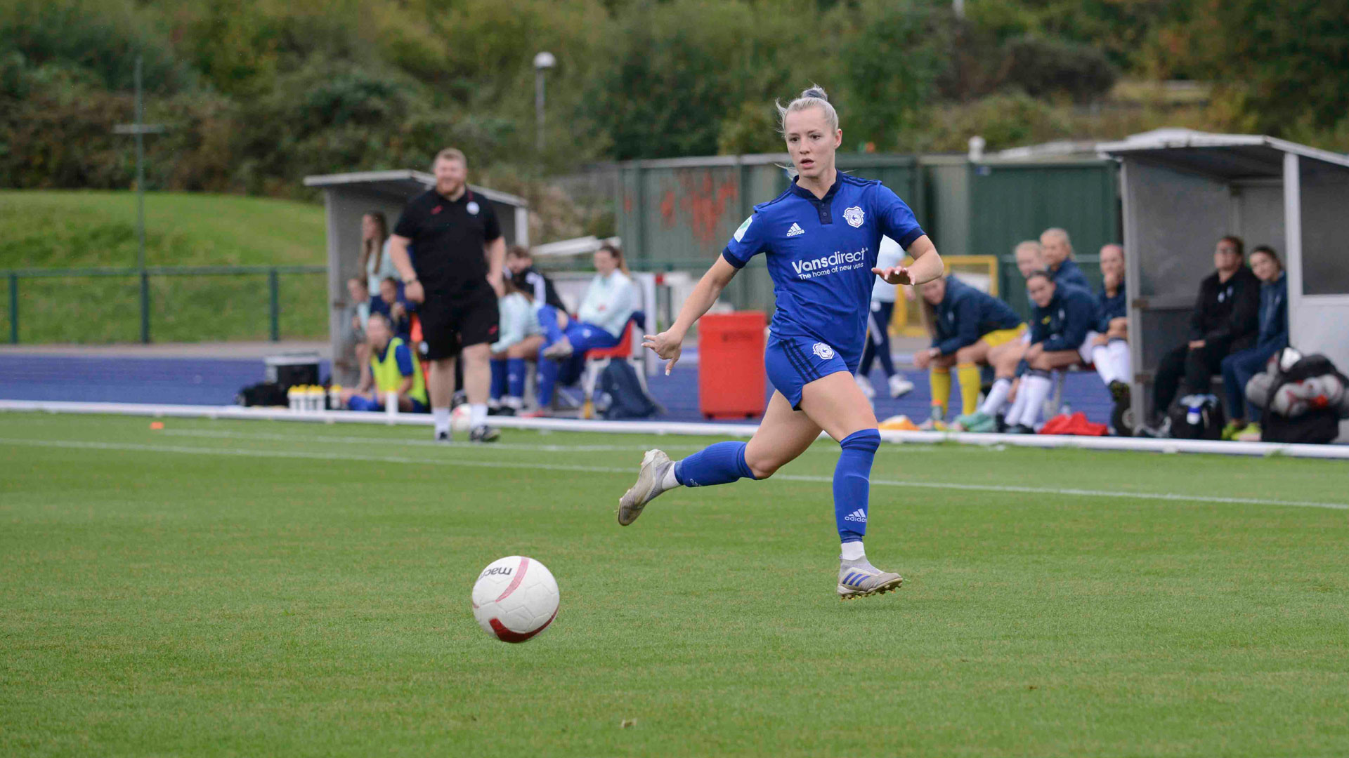 Danielle Green scored a hat-trick for City against Caldicot Town...