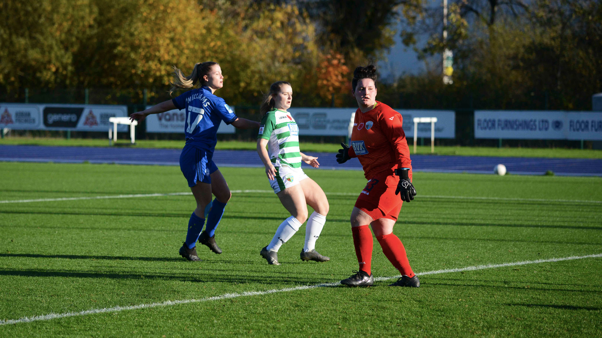 Amy Williams nets for City against TNS...