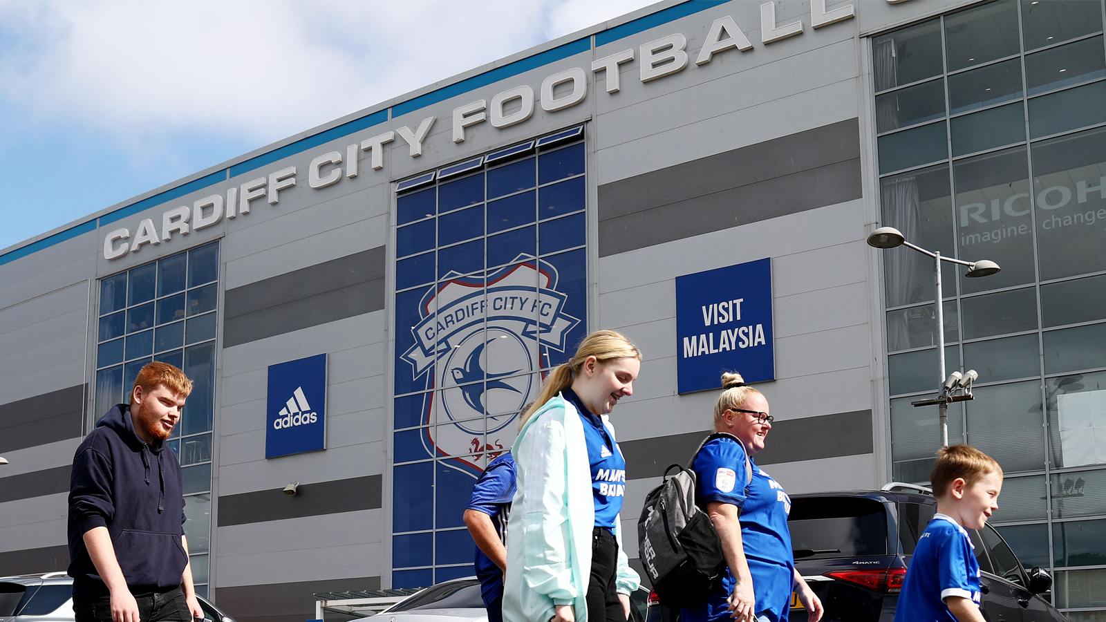 Supporters arriving at CCS