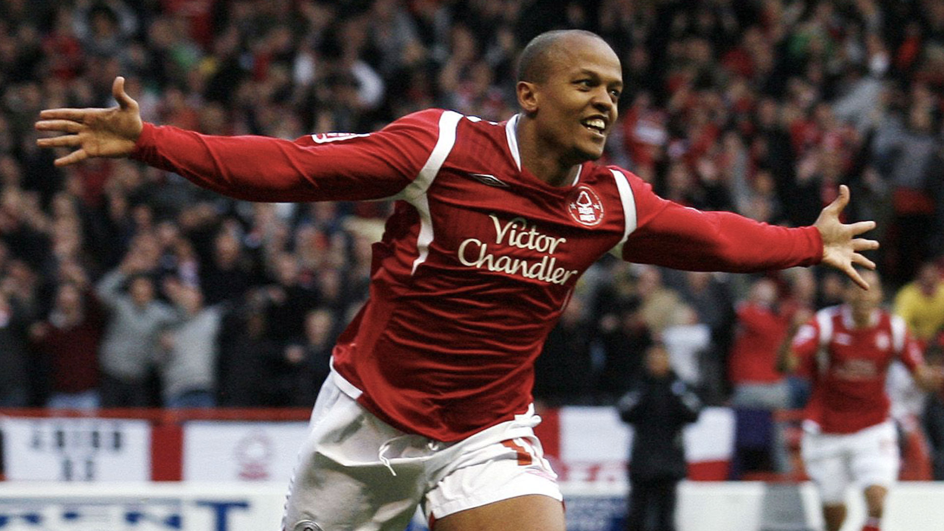 Robert Earnshaw celebrates a goal for January...