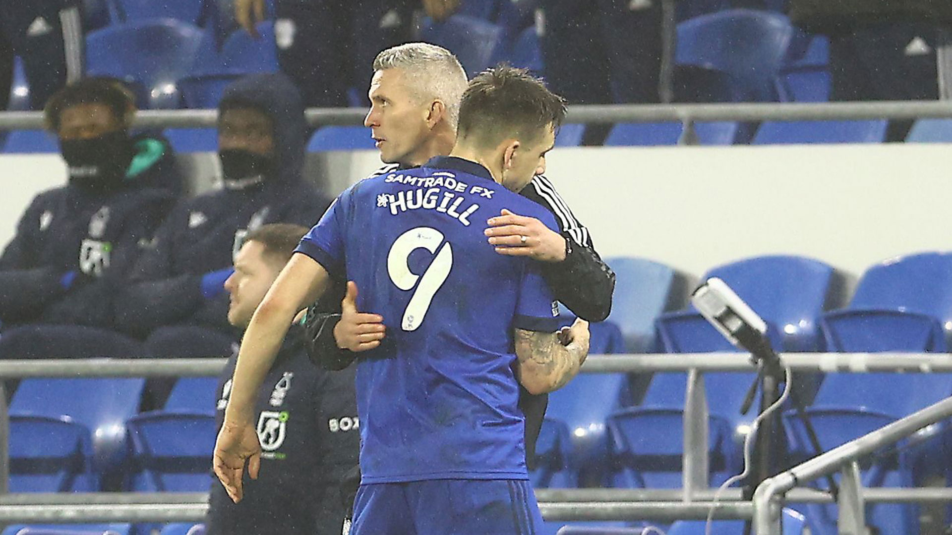 Steve Morison and Jordan Hugill at CCS...