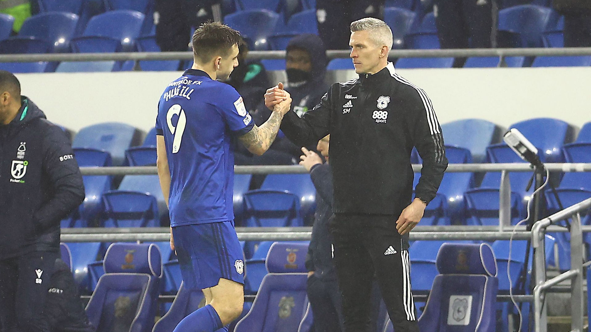 Steve Morison and Jordan Hugill at CCS...