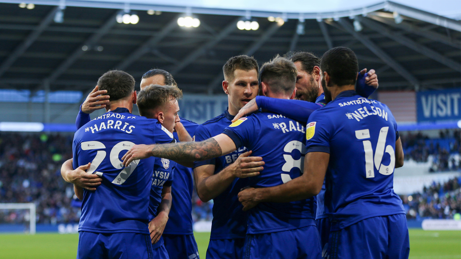 Cardiff City players