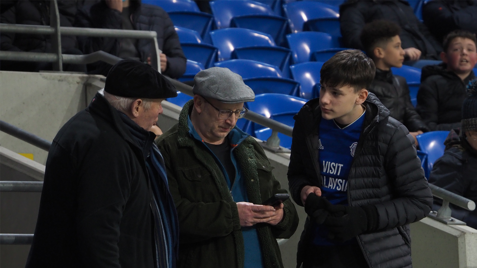 Cardiff City supporters