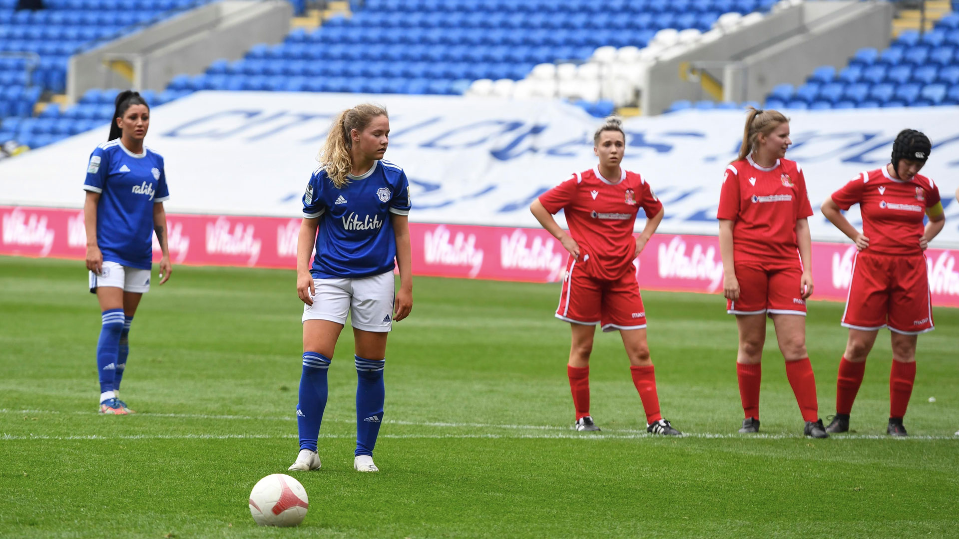 Phoebie Poole gets ready to take a penalty at CCS...