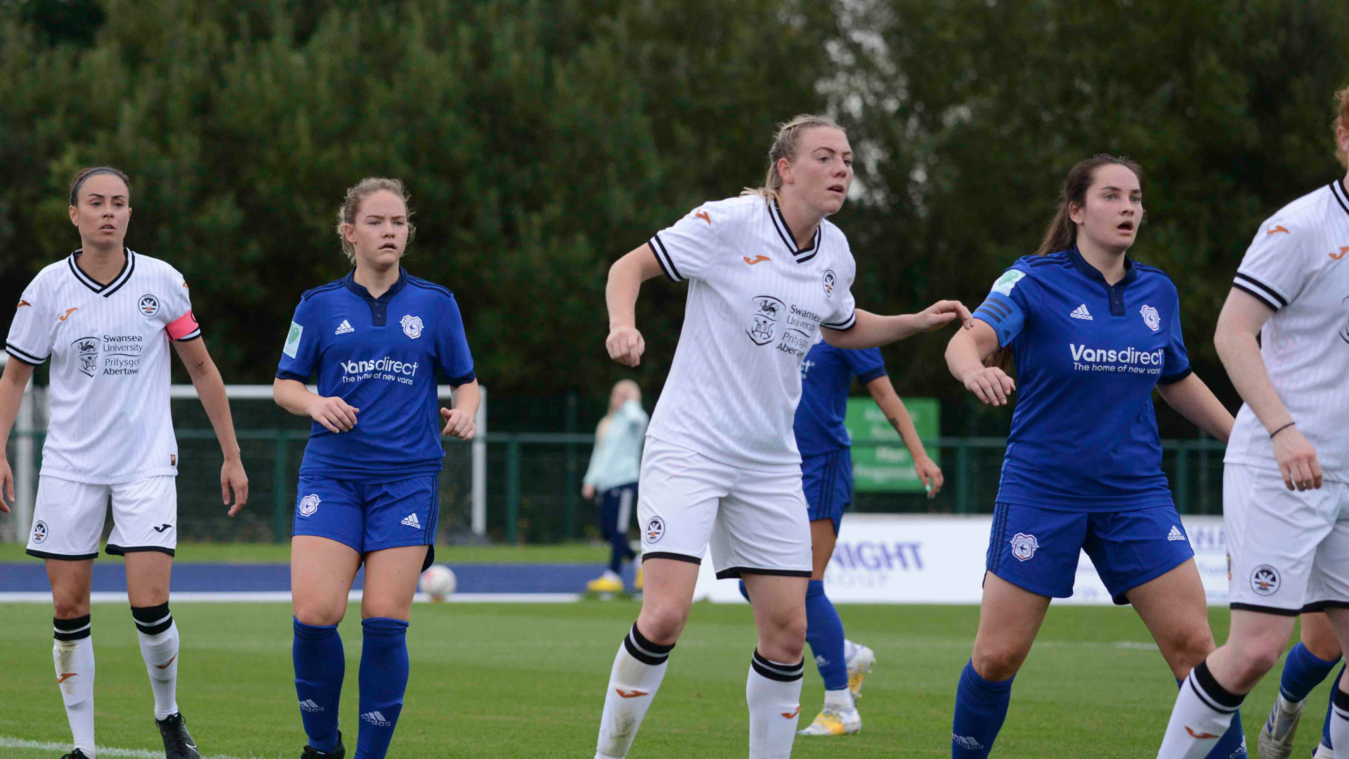The Bluebirds beat their rivals 4-3 in the FAW Women's Cup final...