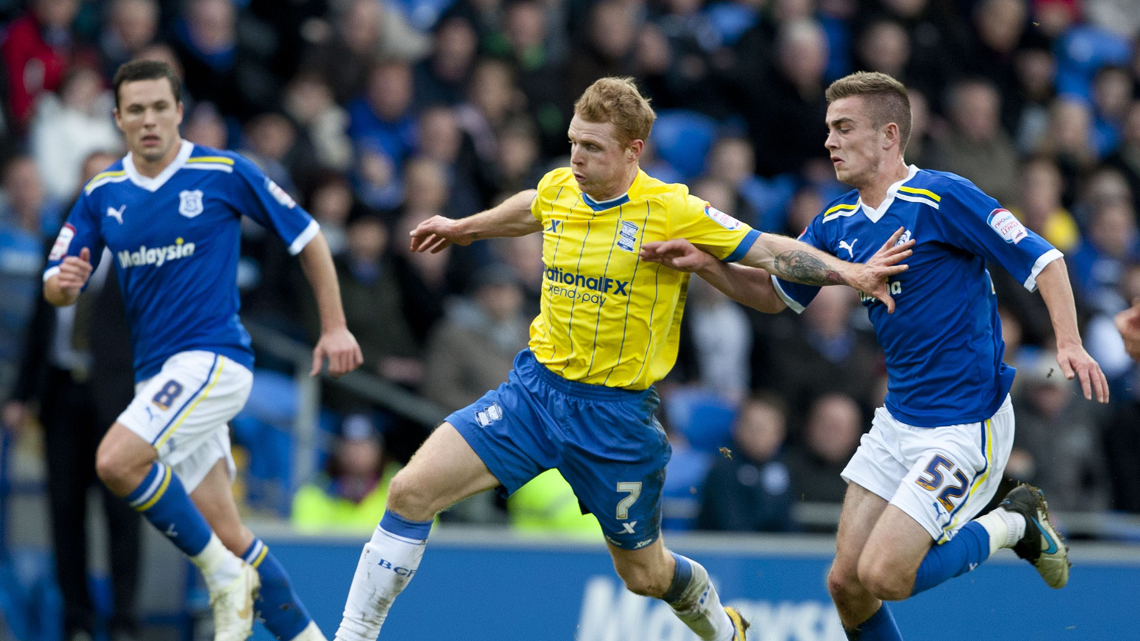 Chris Burke, Don Cowie, Joe Ralls