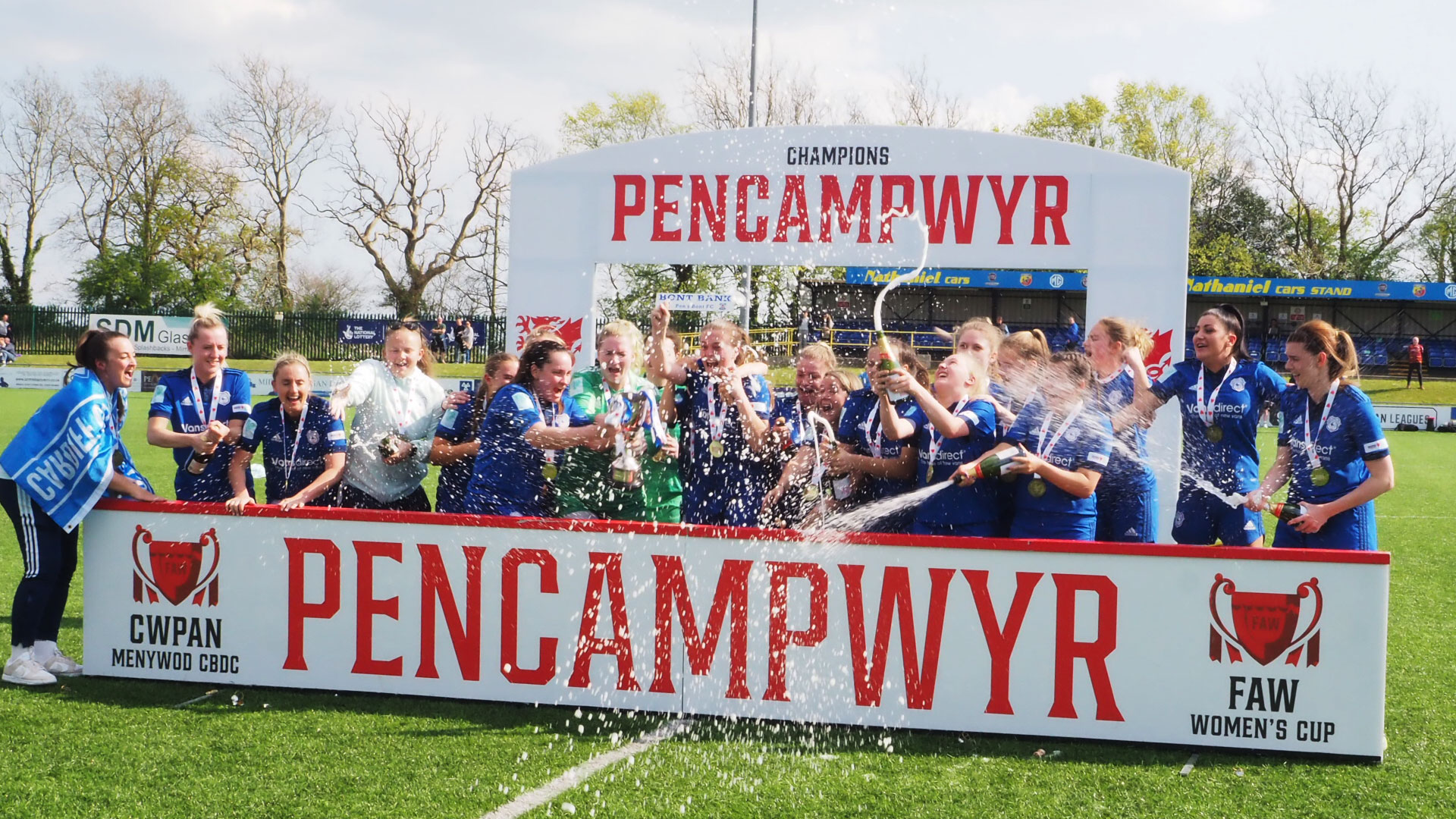 Cardiff City FC Women are FAW Women's Cup winners...